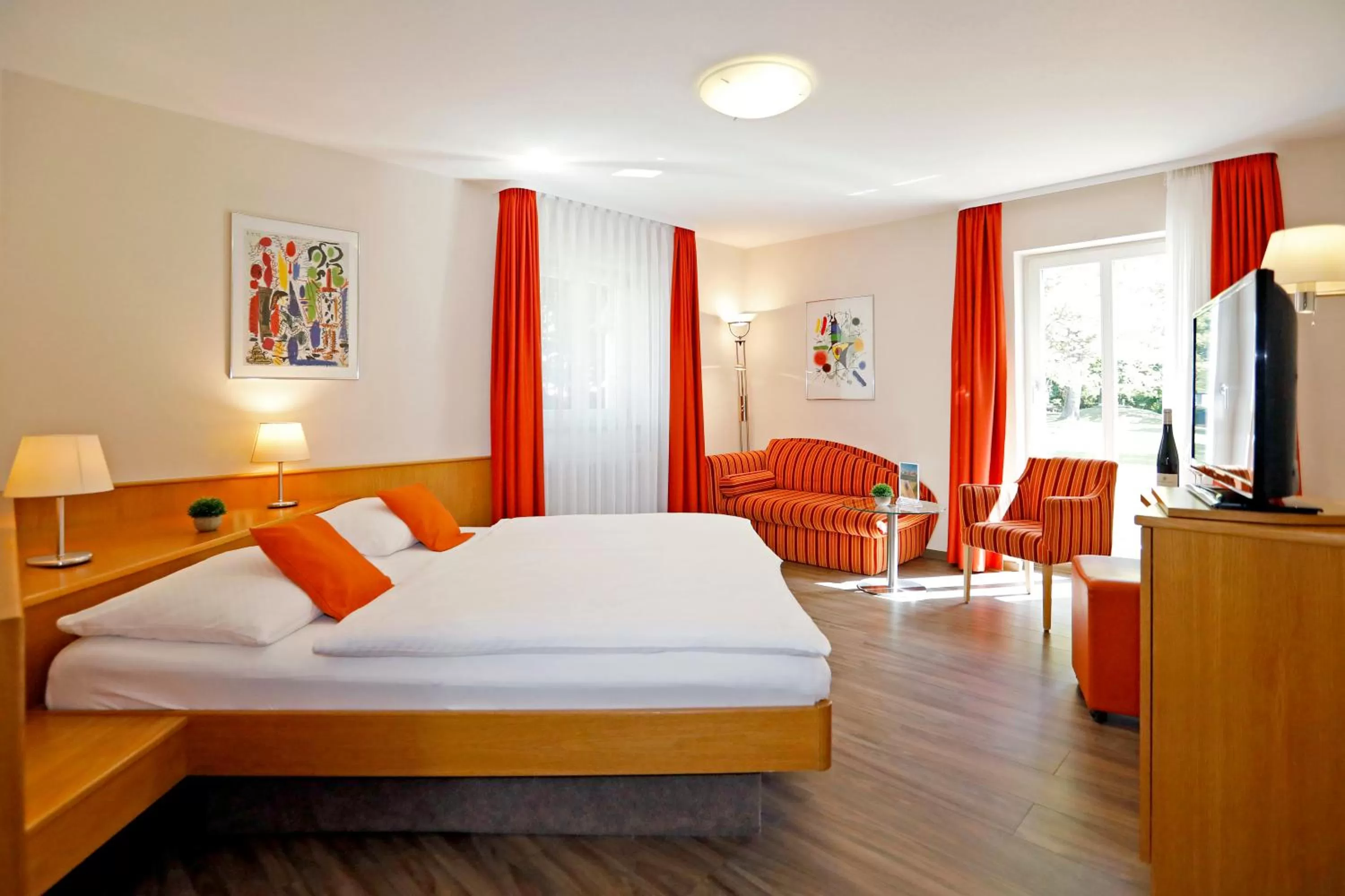 Photo of the whole room, Bed in Landhotel Altes Wasserwerk GbR