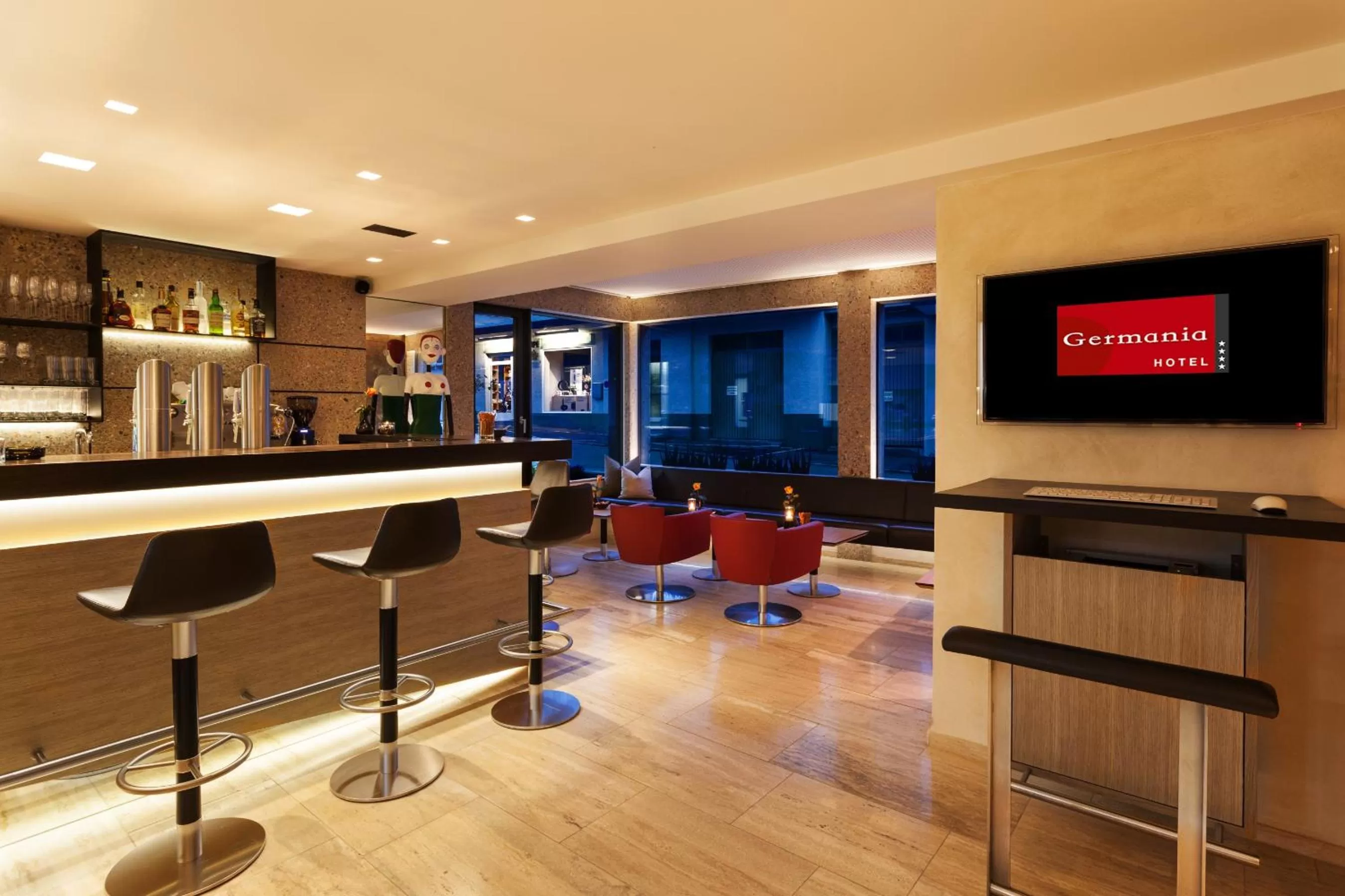 Lounge or bar in Hotel Germania