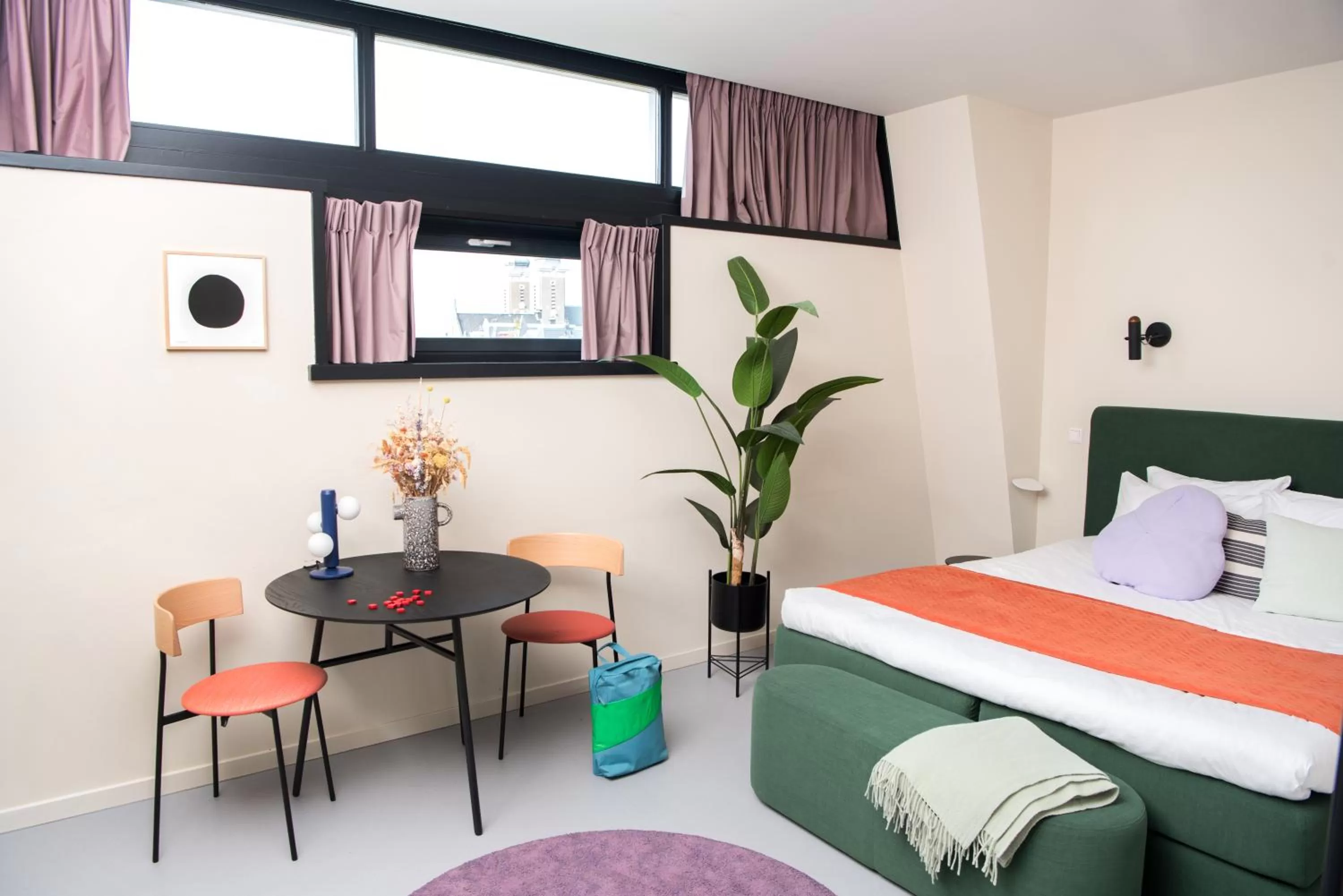 Bed in Hotel Unplugged