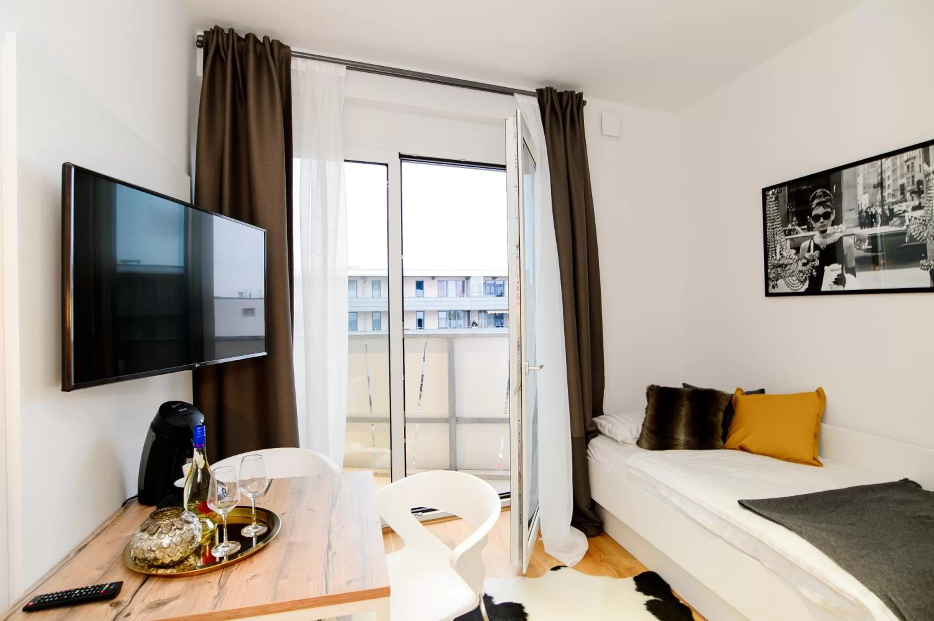 Photo of the whole room, Bed in Aparthotel my room - Messe Munich