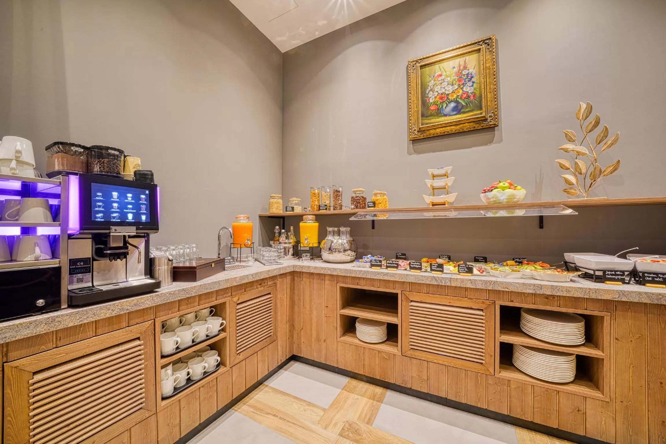 Buffet breakfast in Vienna House Easy by Wyndham Freiburg City