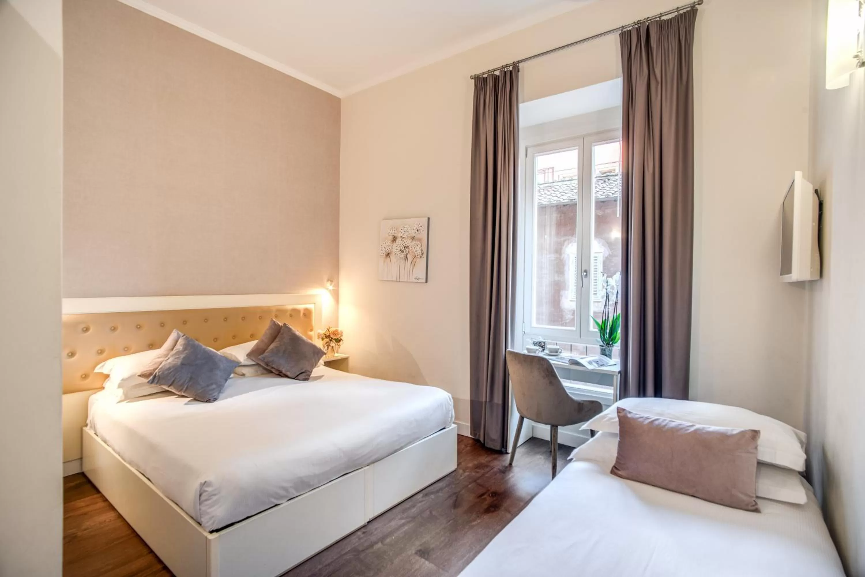 Bed in Hotel San Silvestro