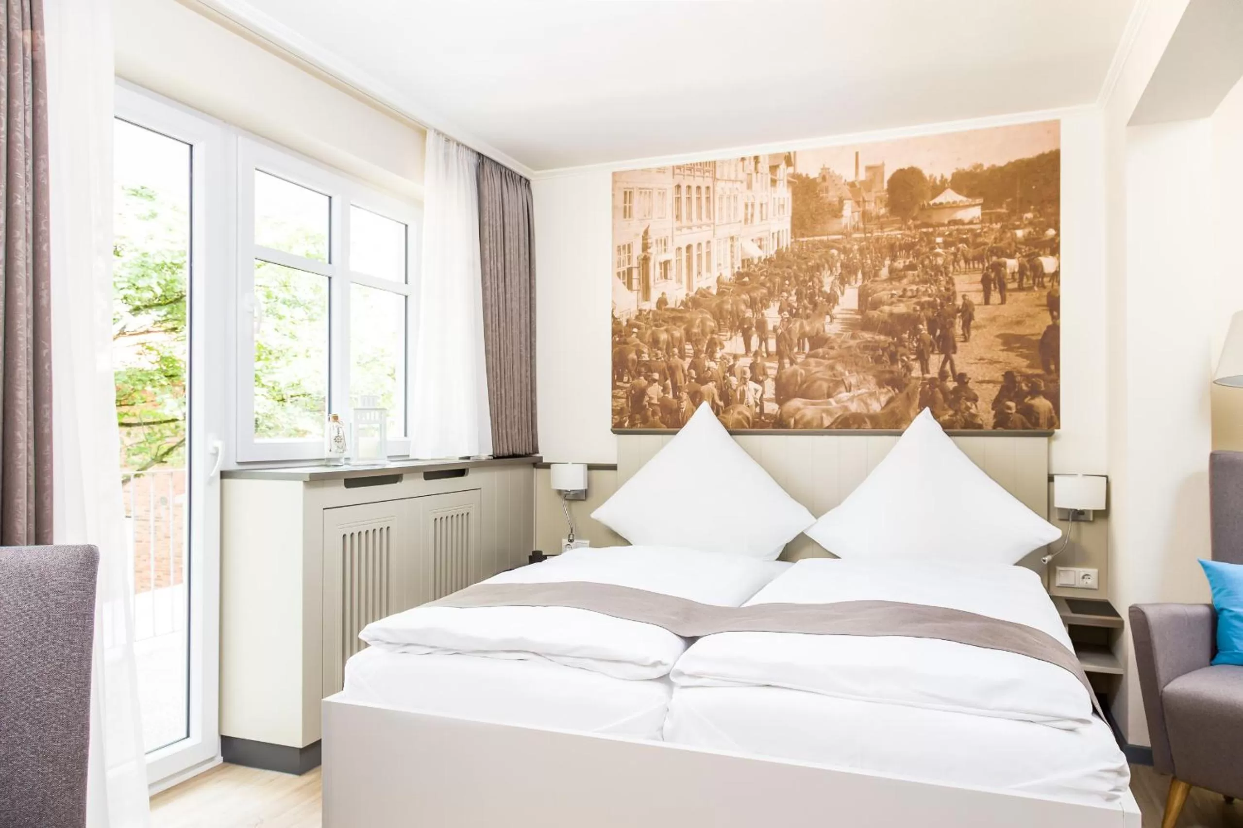 Day, Bed in Hotel Klein Amsterdam