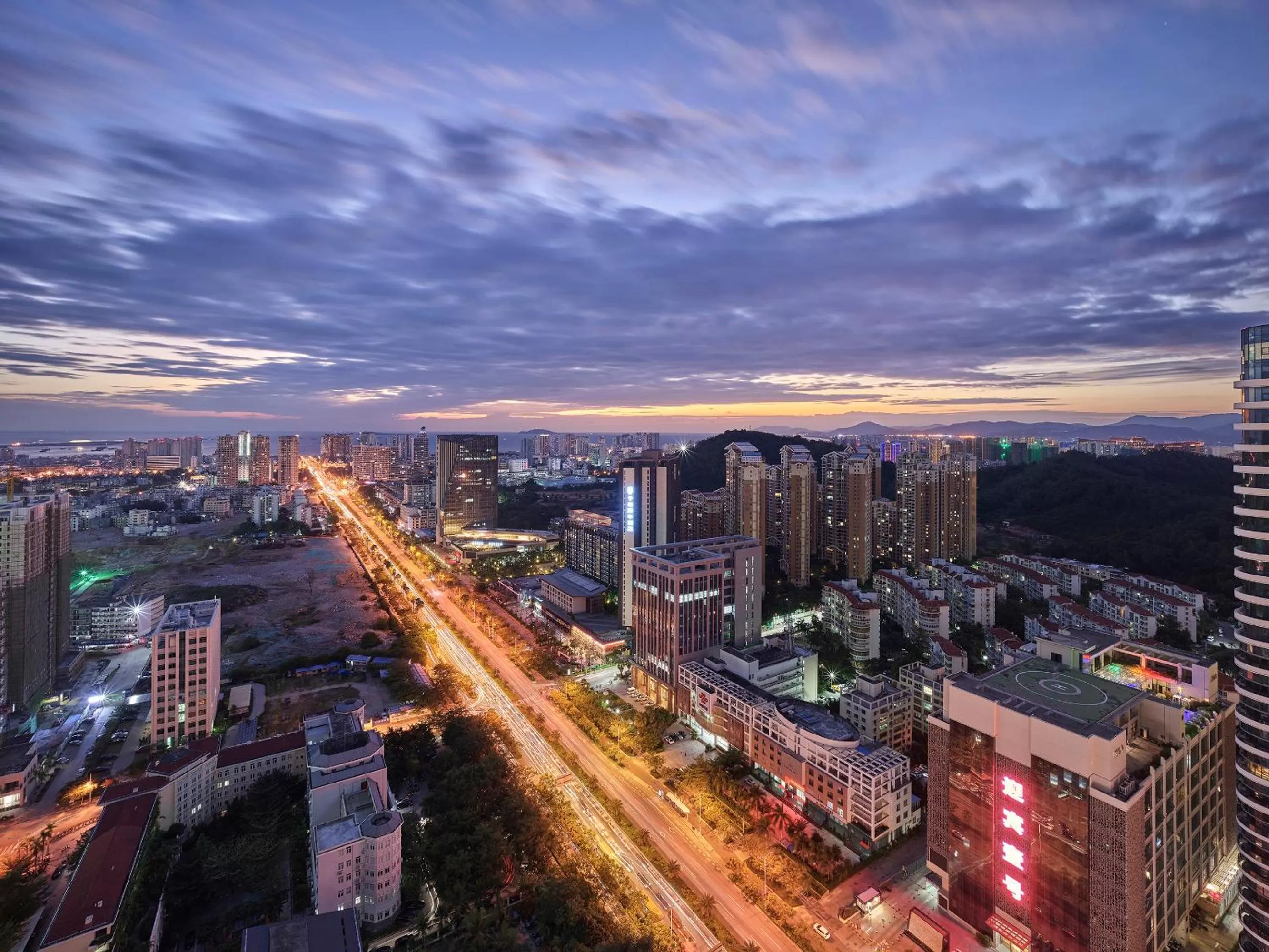 City view in Hyatt Place Sanya City Center
