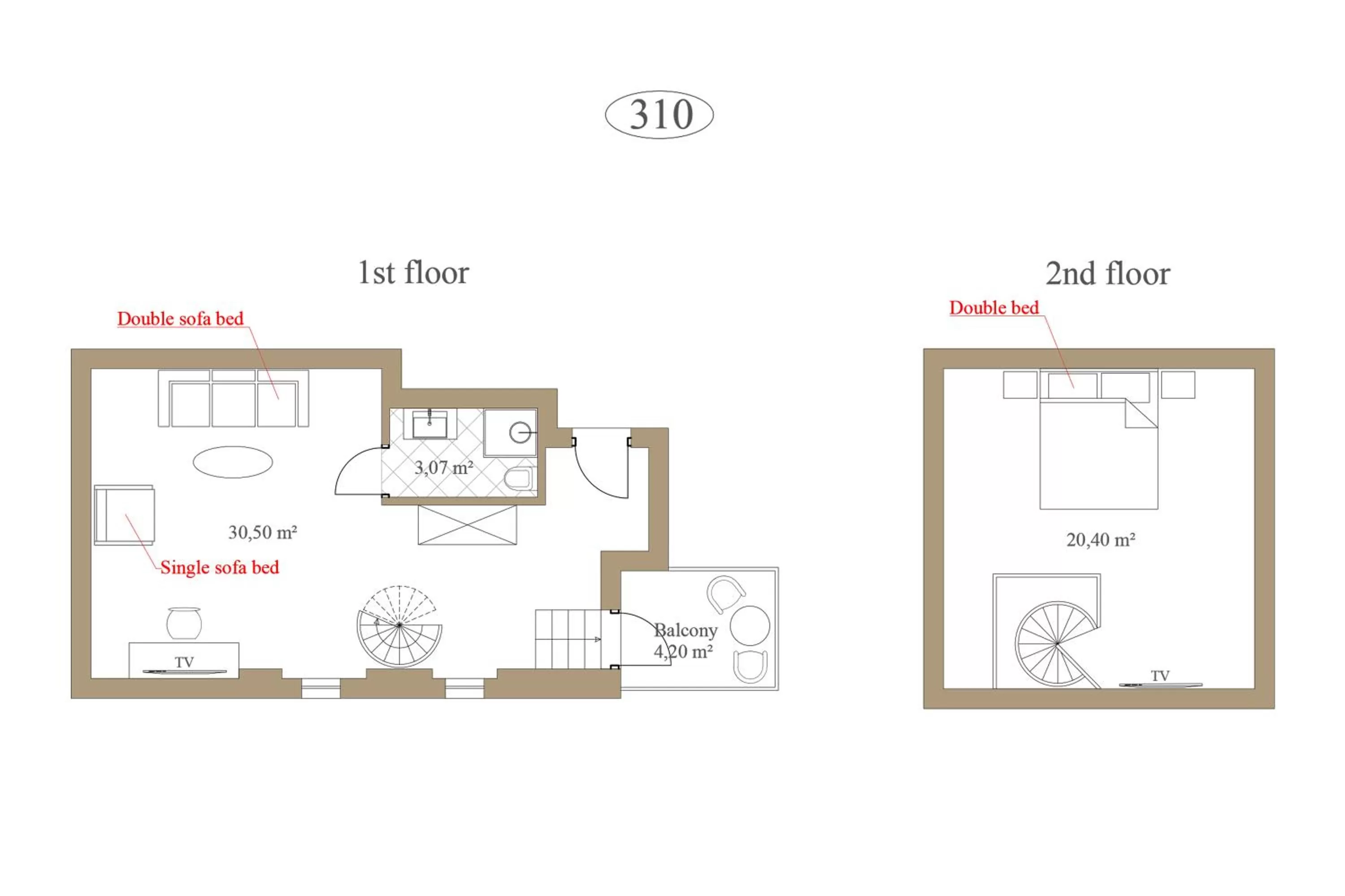 Floor plan in St Palace Hotel