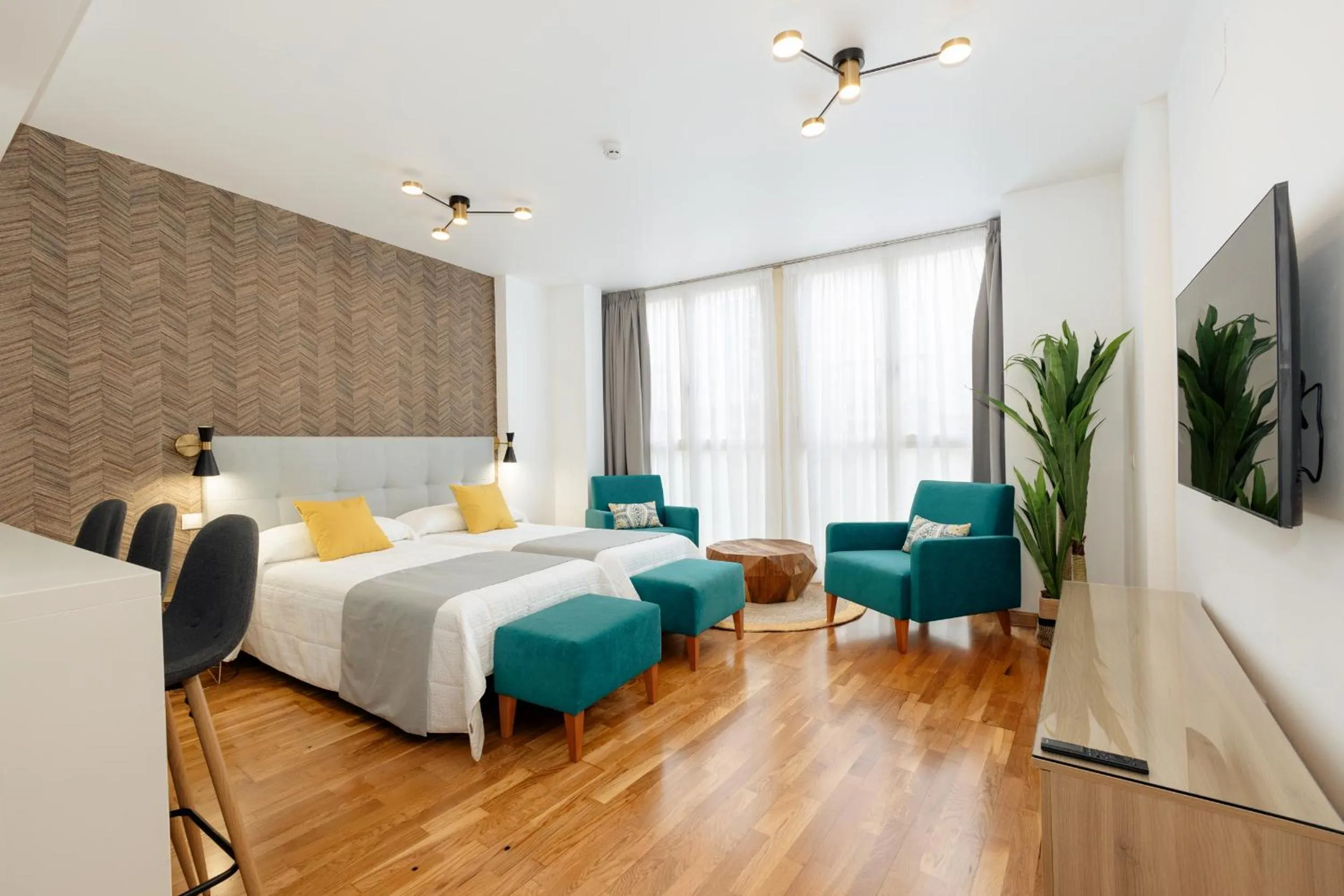 Bed in Apartamentos Debambú