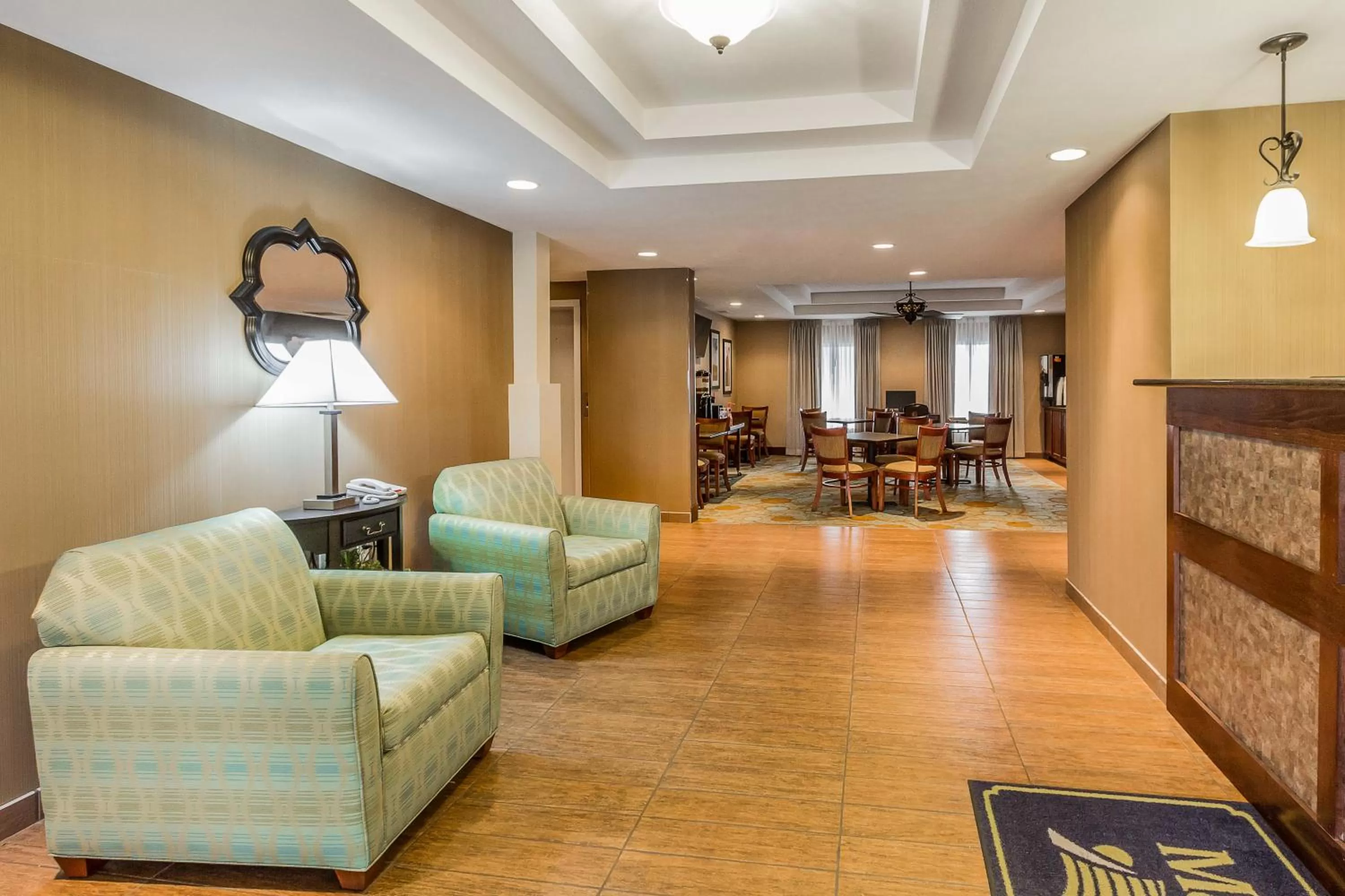 Lobby or reception in MainStay Suites Grand Island