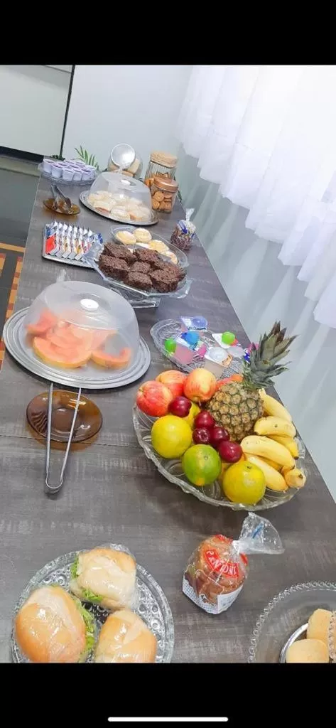 Buffet breakfast in Hotel Central de Anápolis