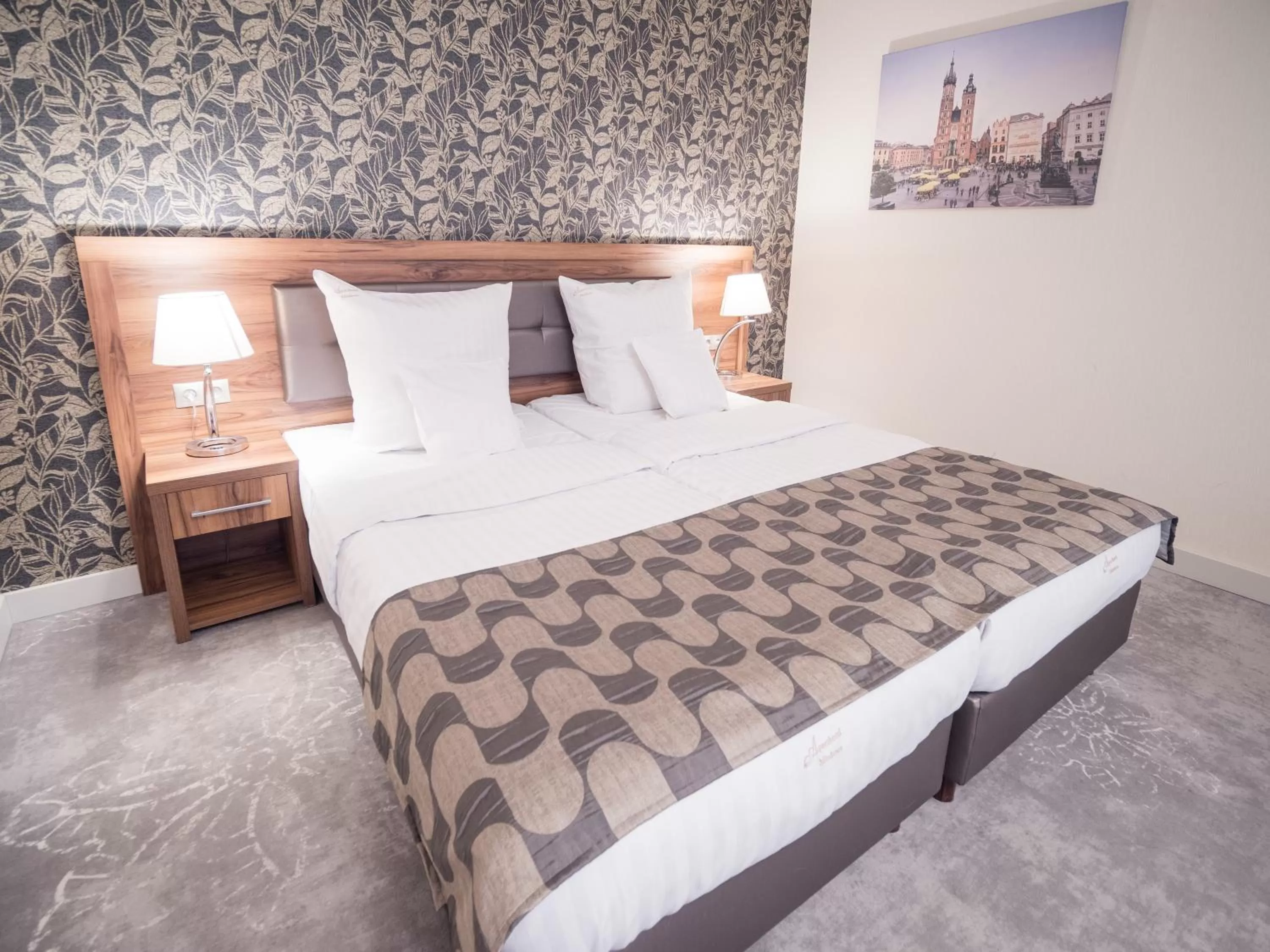 Bedroom, Bed in Hotel Miodowa