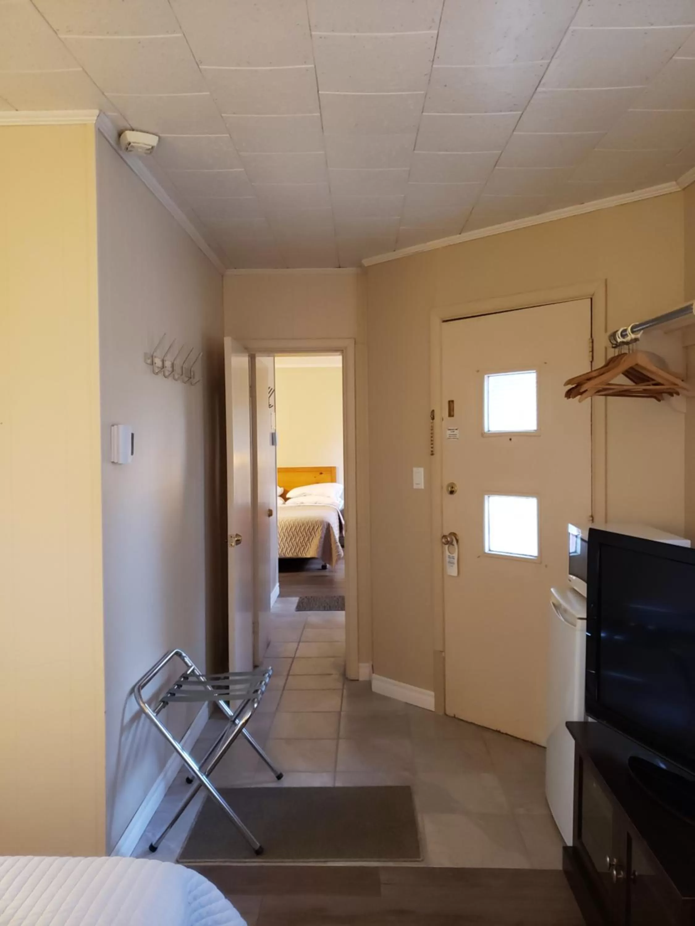 Bed in Pinecone Motel