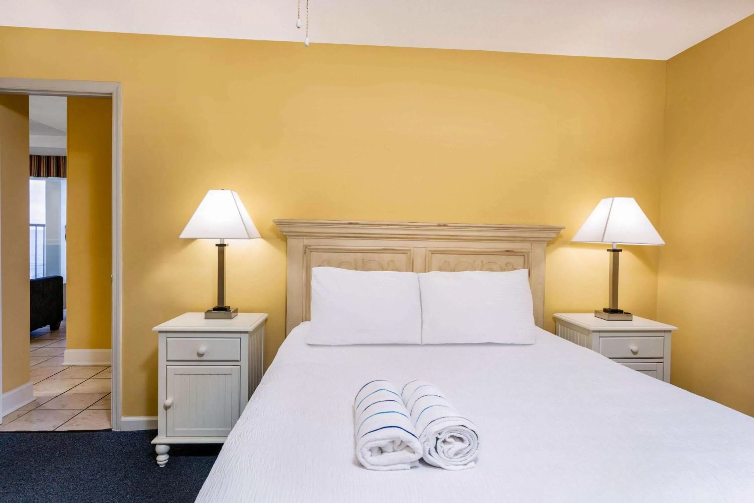 Photo of the whole room, Bed in Ocean Club Resort Myrtle Beach a Ramada by Wyndham