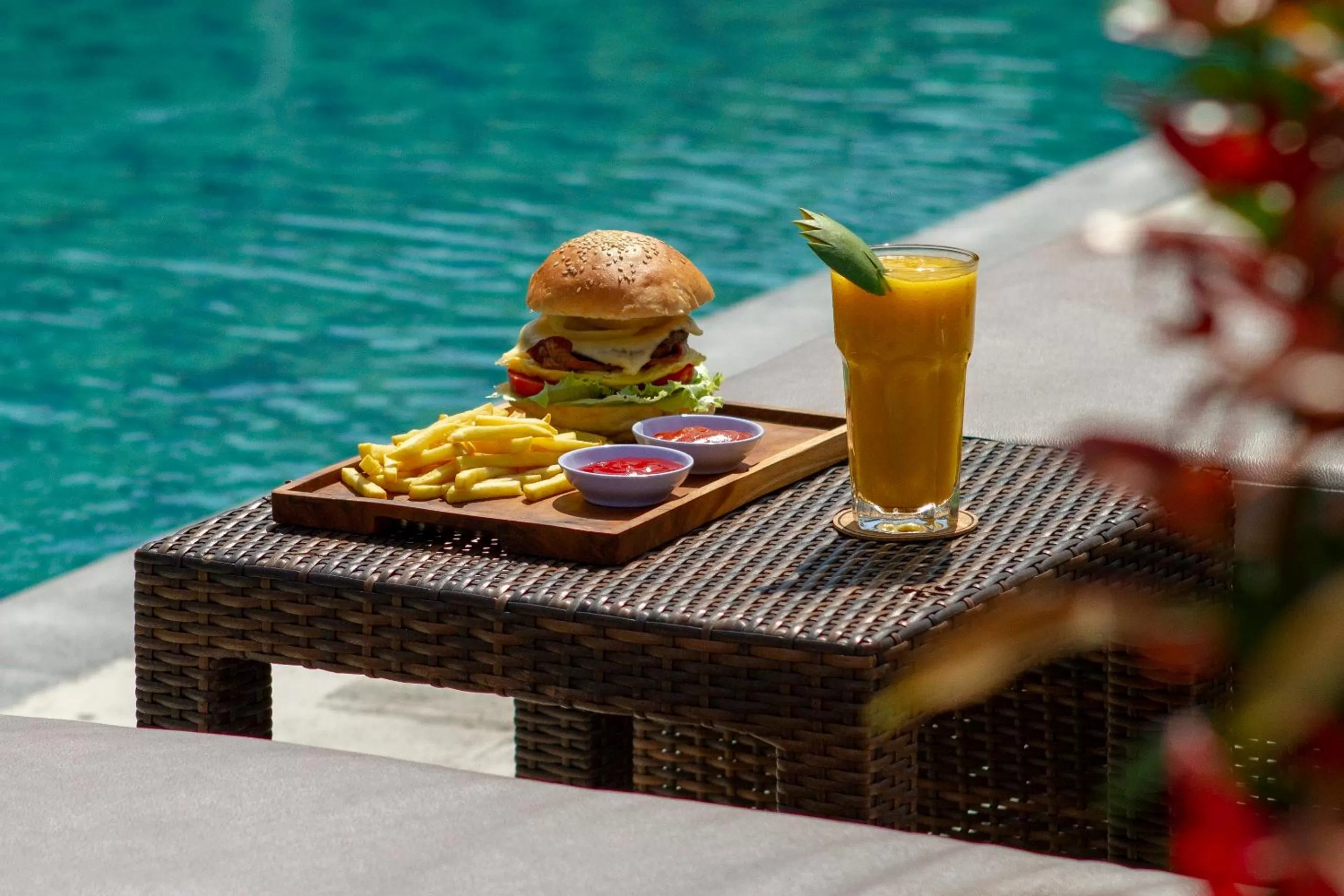 Swimming pool in PrimeBiz Hotel Kuta