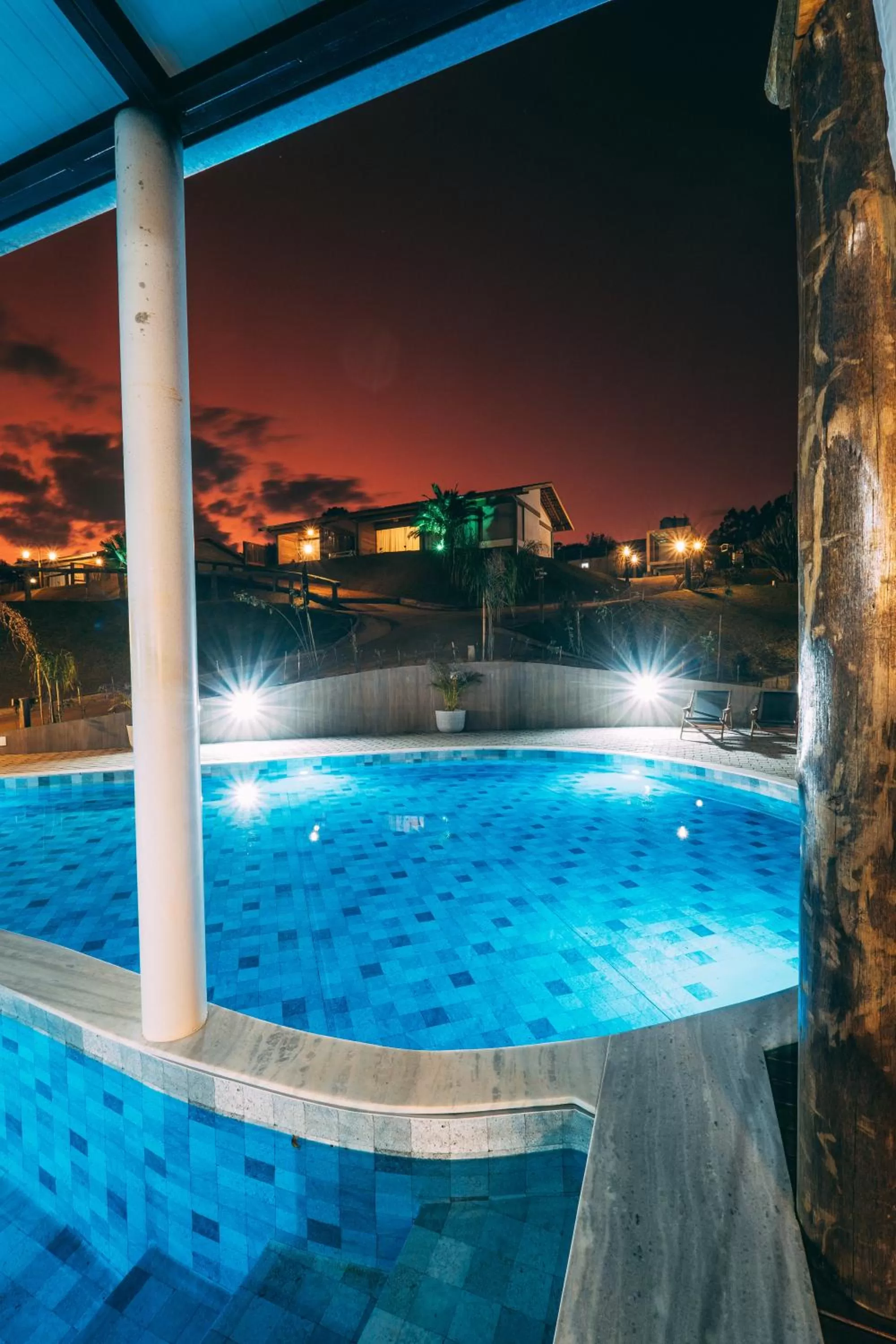 Swimming pool in Pousada Trem Chic