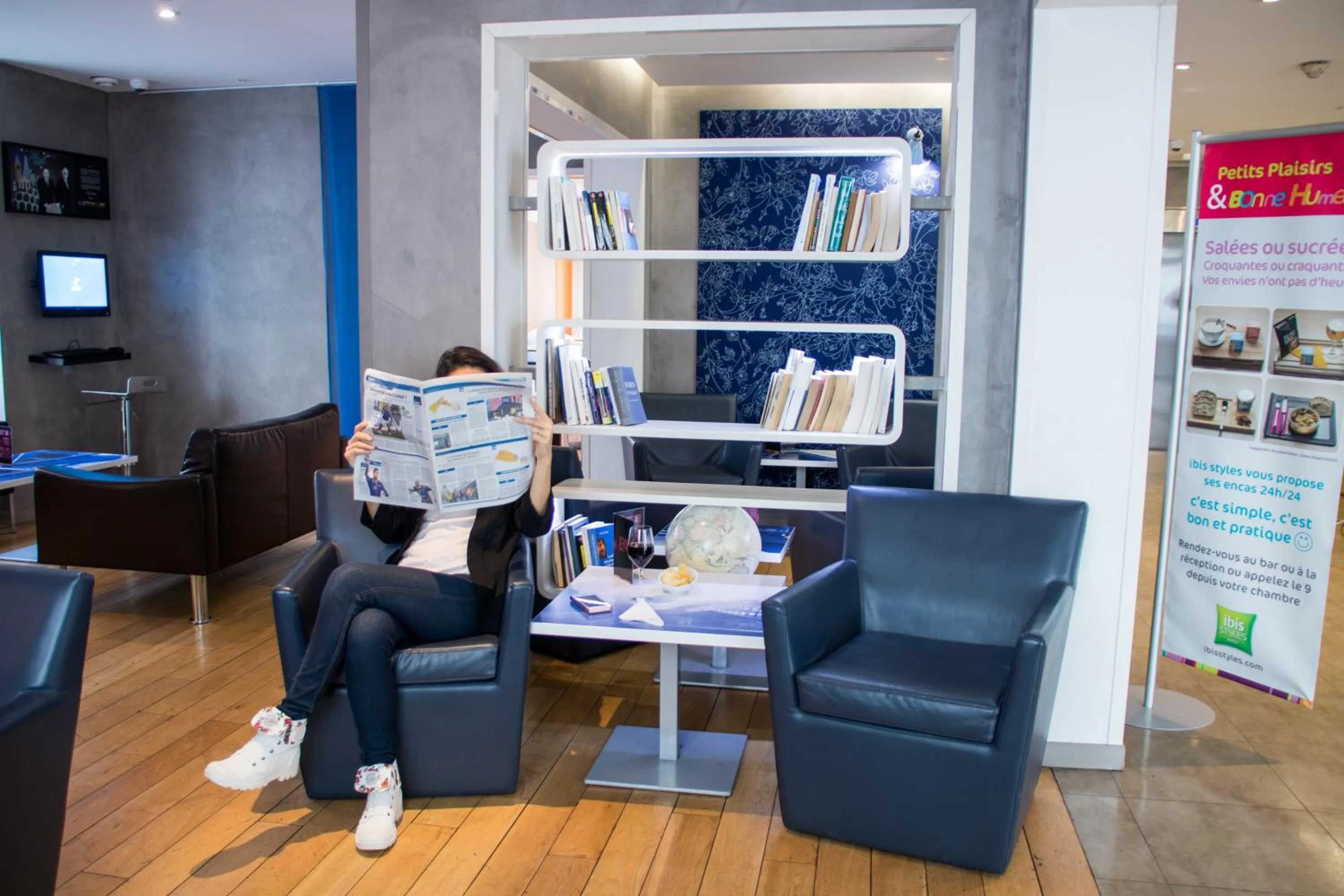Lounge or bar in ibis Styles Paris Tolbiac Bibliotheque