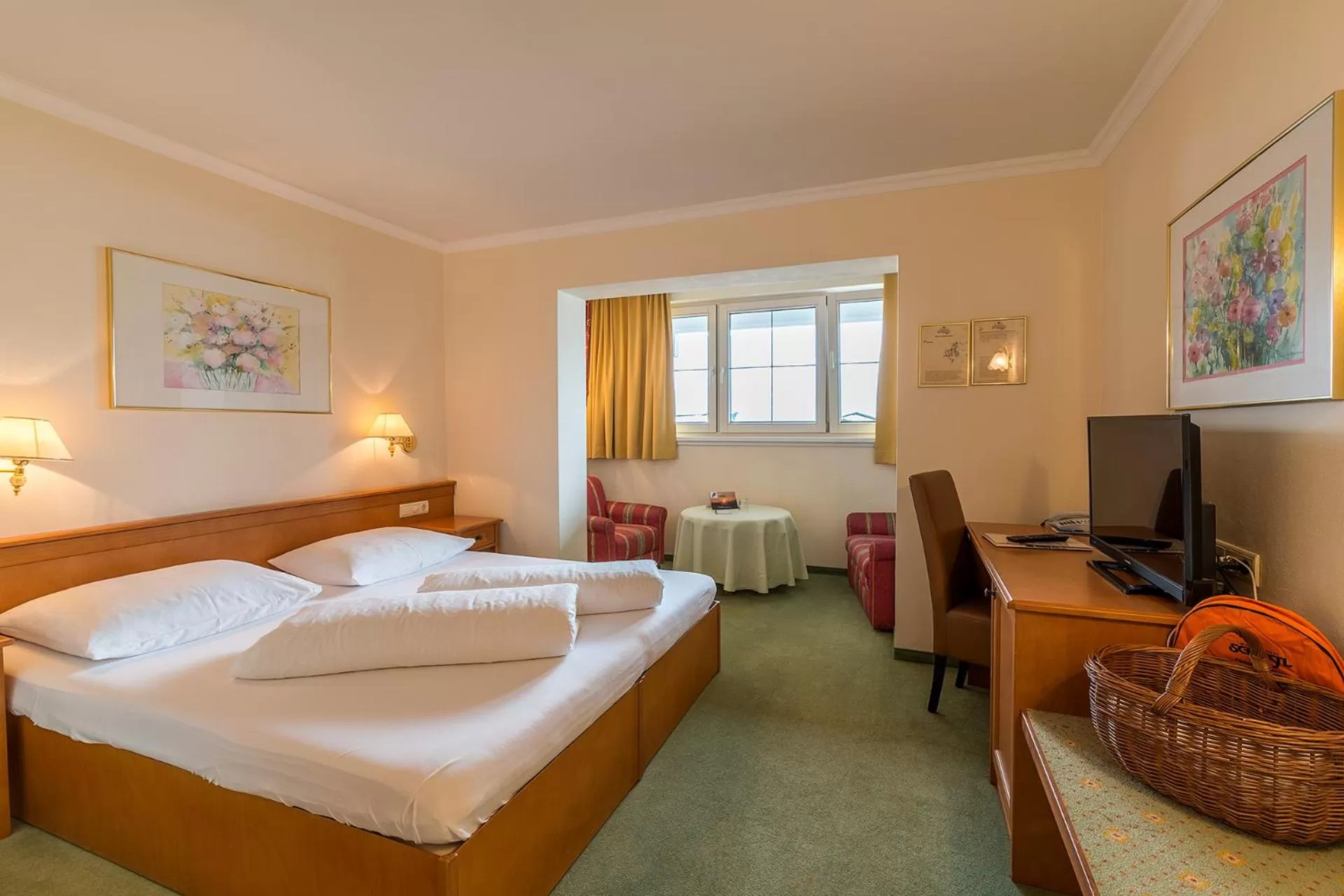 Photo of the whole room, Bed in Wohlfühlhotel Schiestl