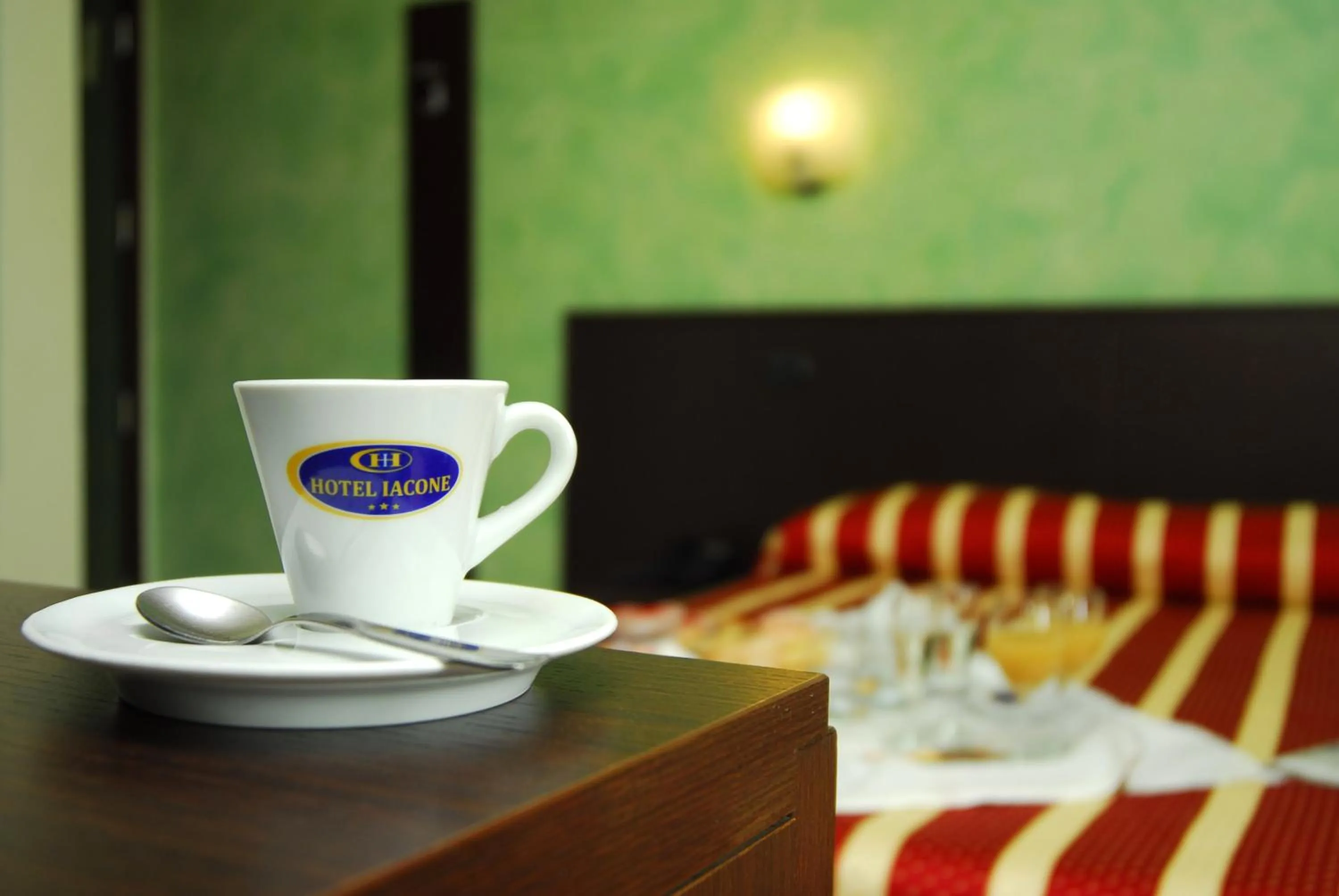 Decorative detail, Bed in Hotel Iacone