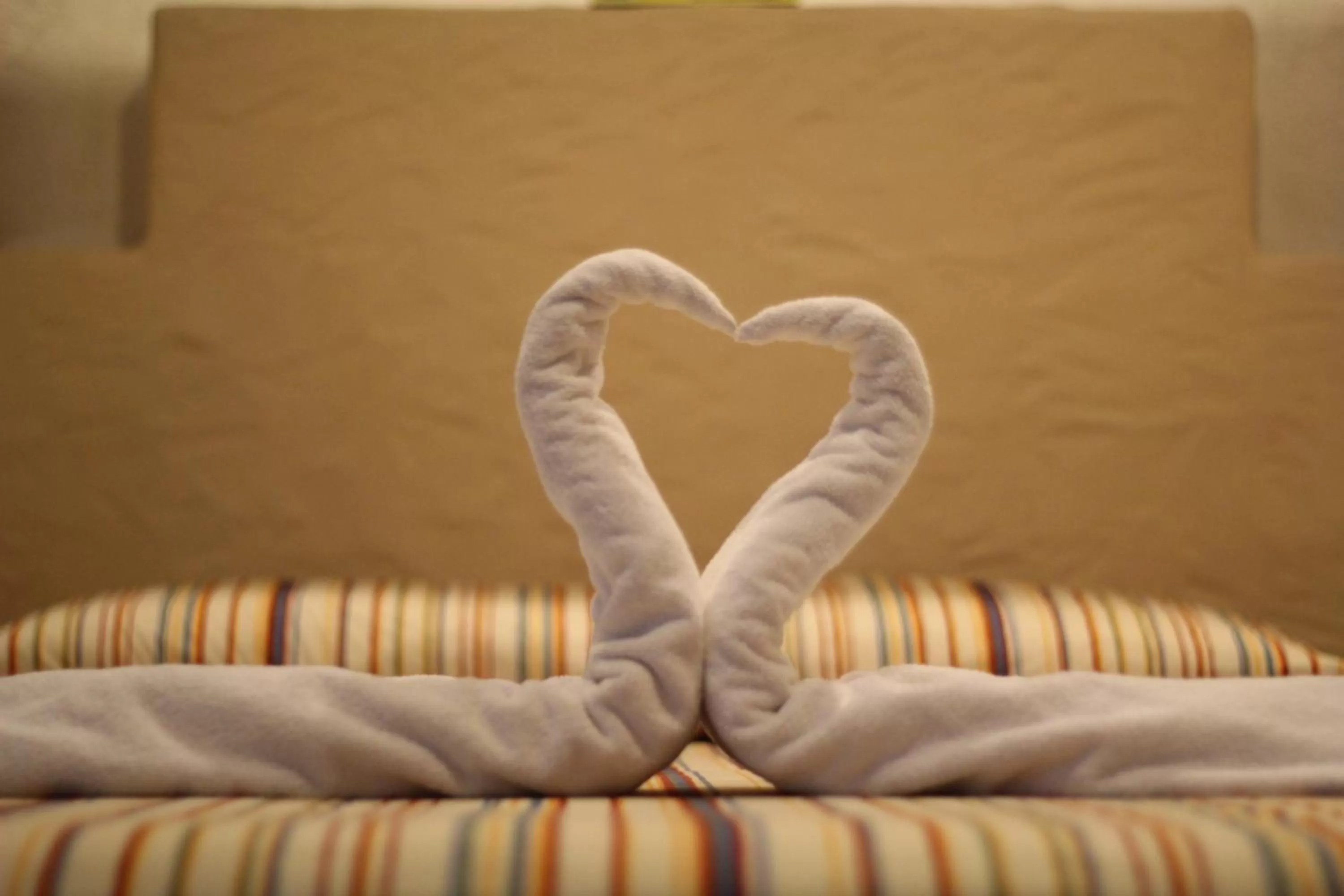 Bed in Hotel Palapa Palace