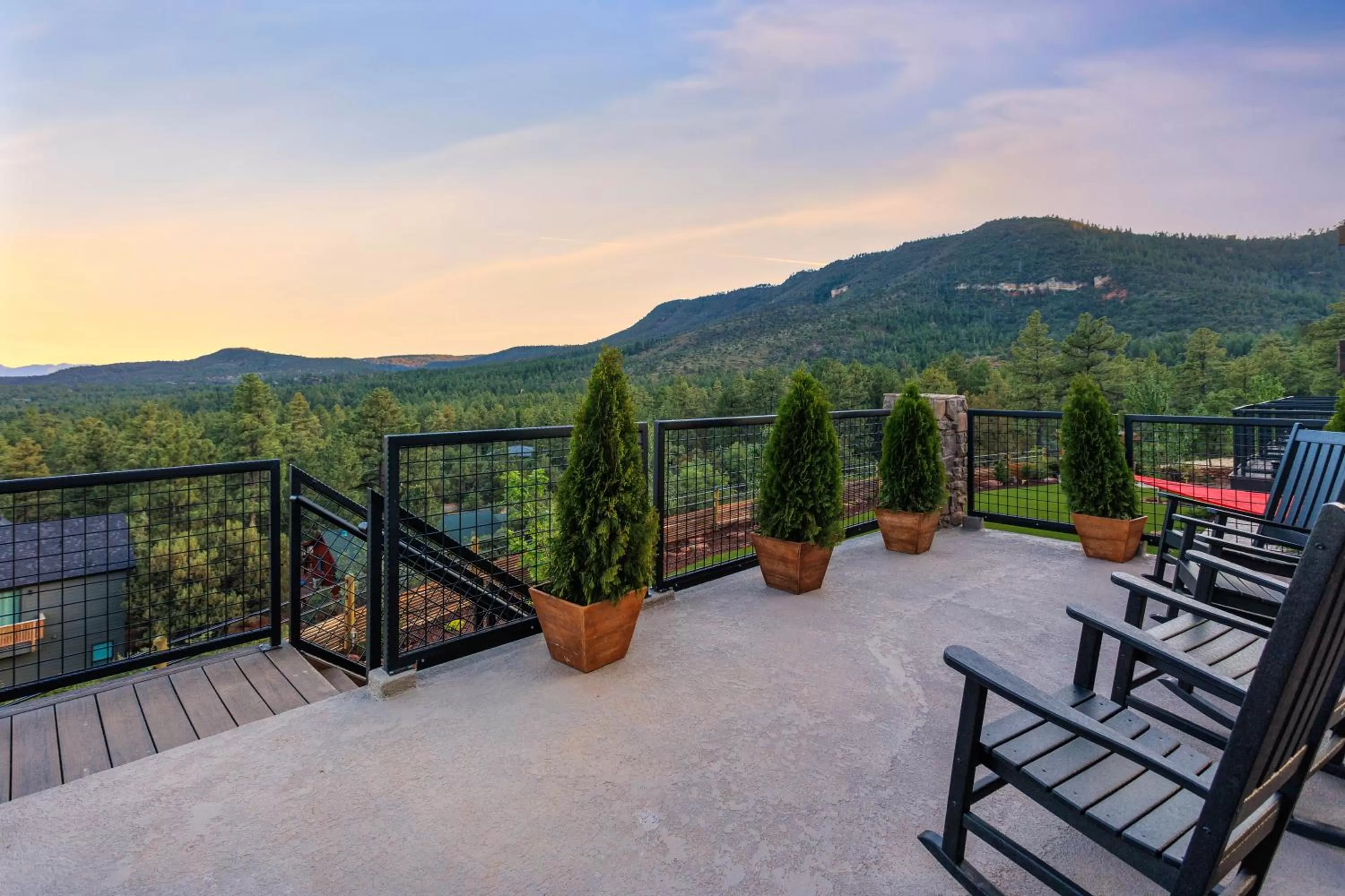 Balcony/Terrace, Mountain View in Lodge at 5600