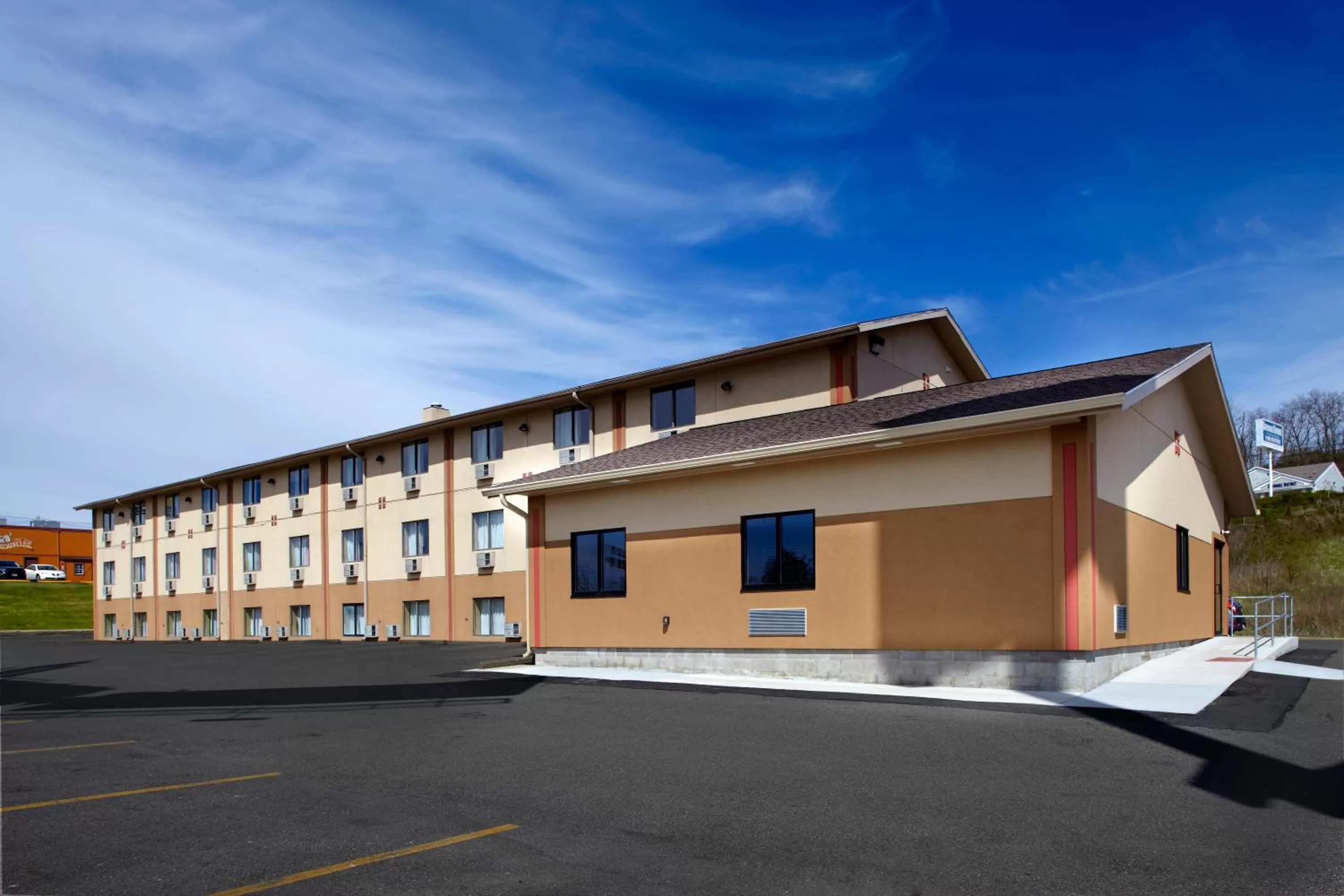 Facade/entrance in Super 8 by Wyndham St. Clairsville OH/Wheeling WV Area