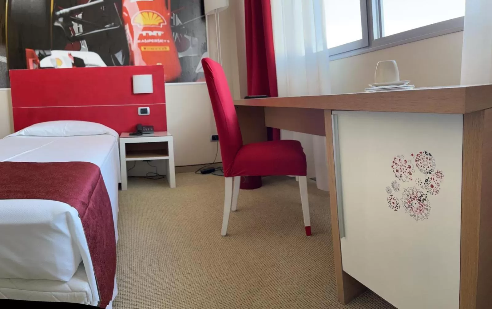 Bedroom, Bed in Hotel Sporting Brugherio