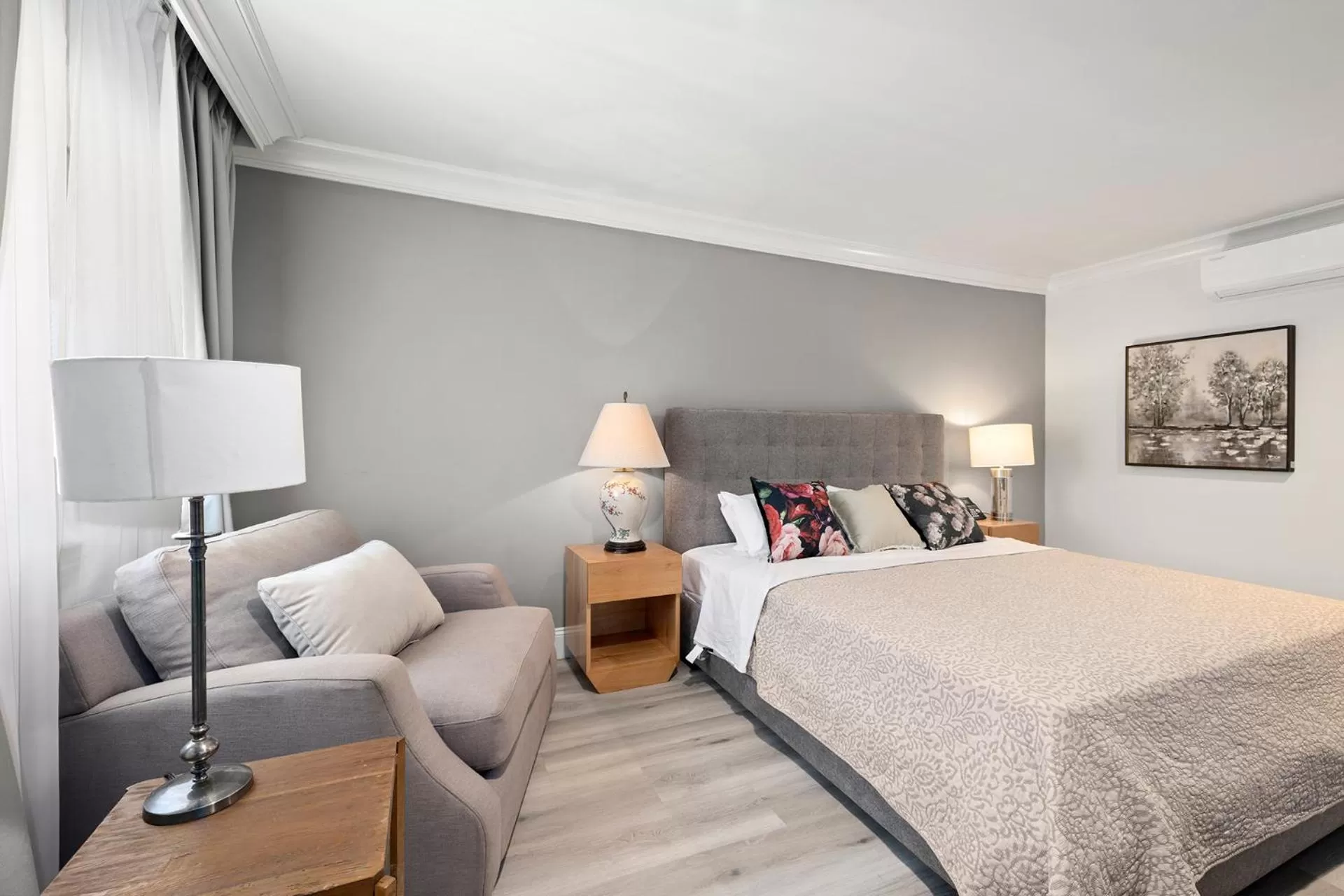 Bed in Hotel Huntington