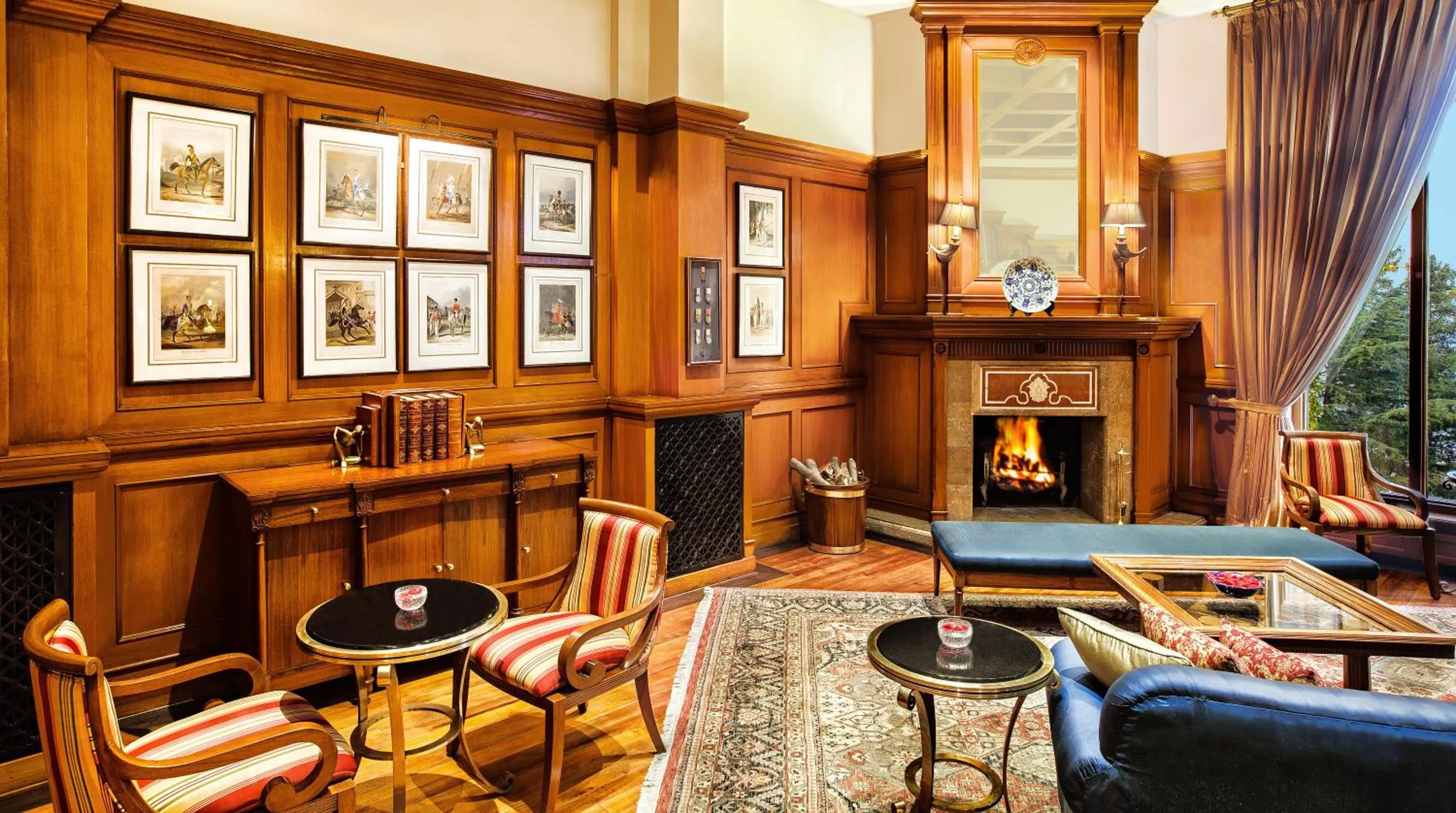 Living room in Wildflower Hall, An Oberoi Resort, Shimla