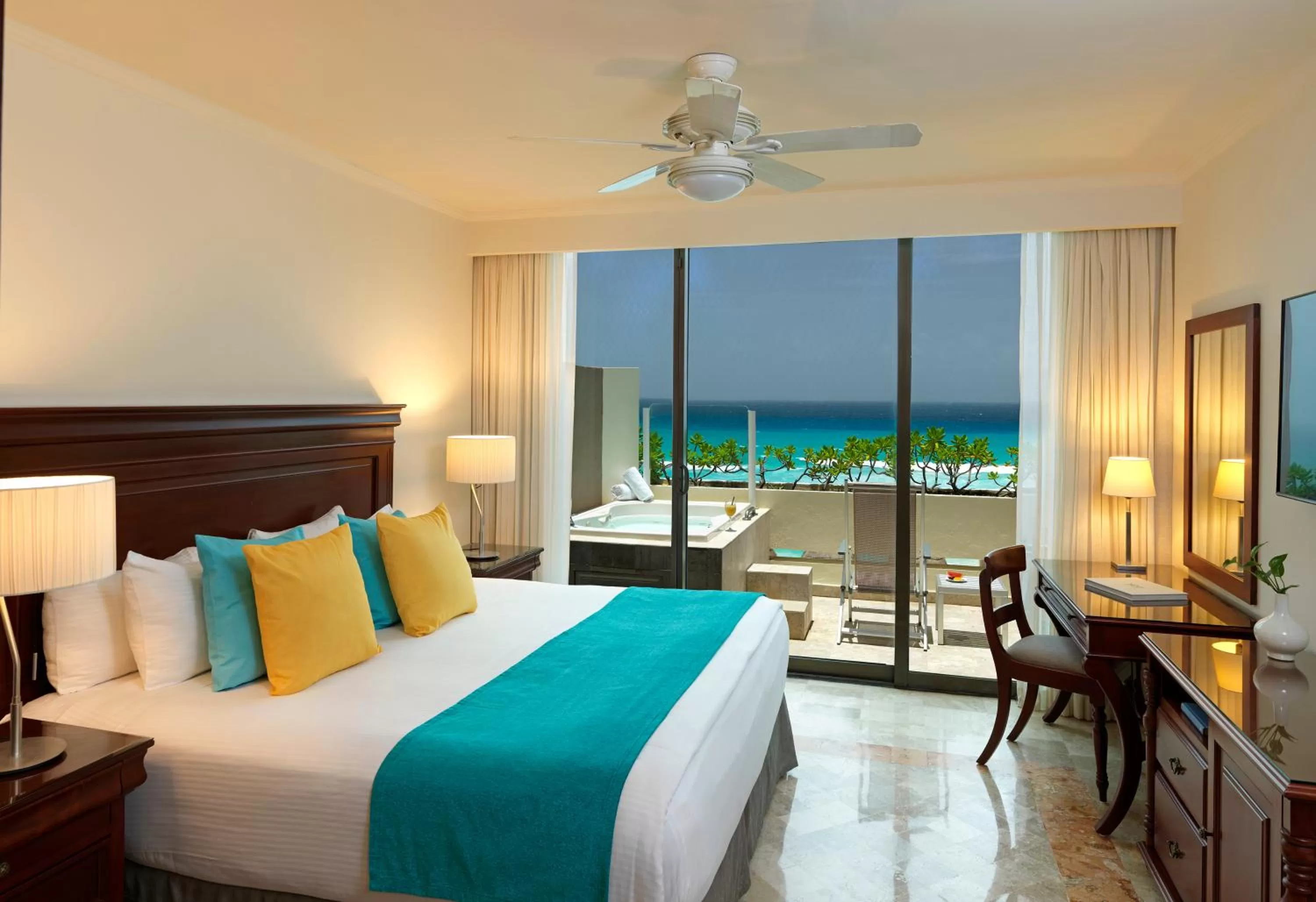 Bedroom, Bed in Paradisus Cancun All Inclusive
