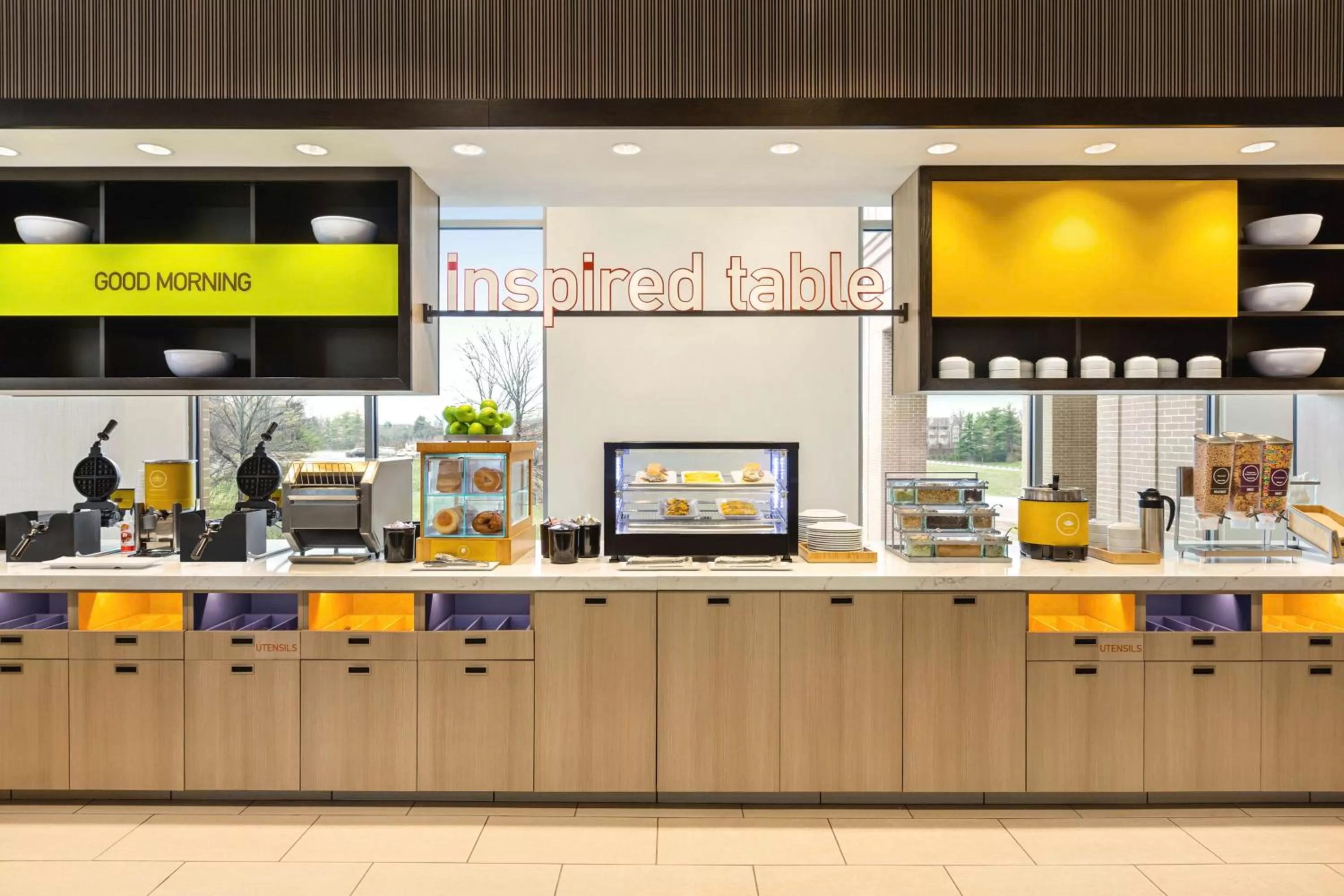 Breakfast in Home2 Suites By Hilton Nashville West End Avenue