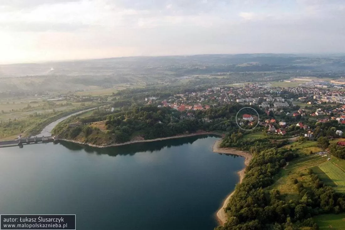 Bird's eye view in Hotel Kasztelan