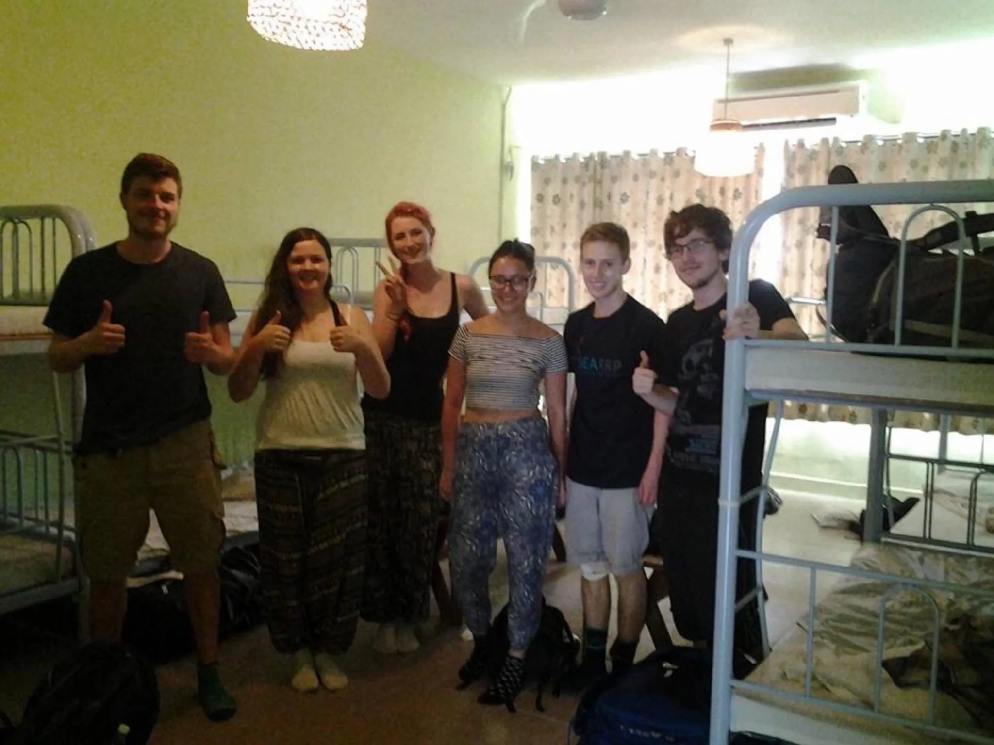 group of guests in Akinabalu Youth Hostel