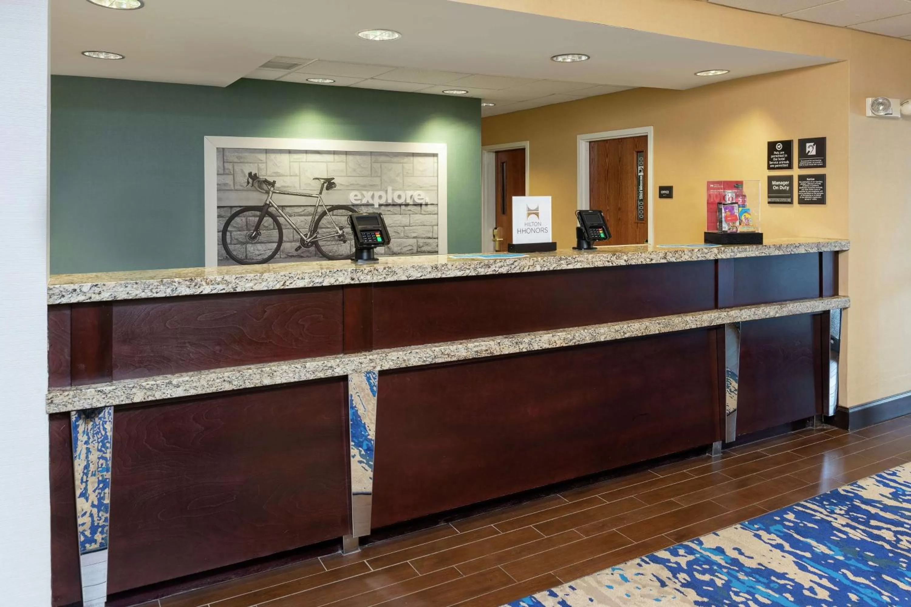 Lobby or reception in Hampton Inn East Lansing