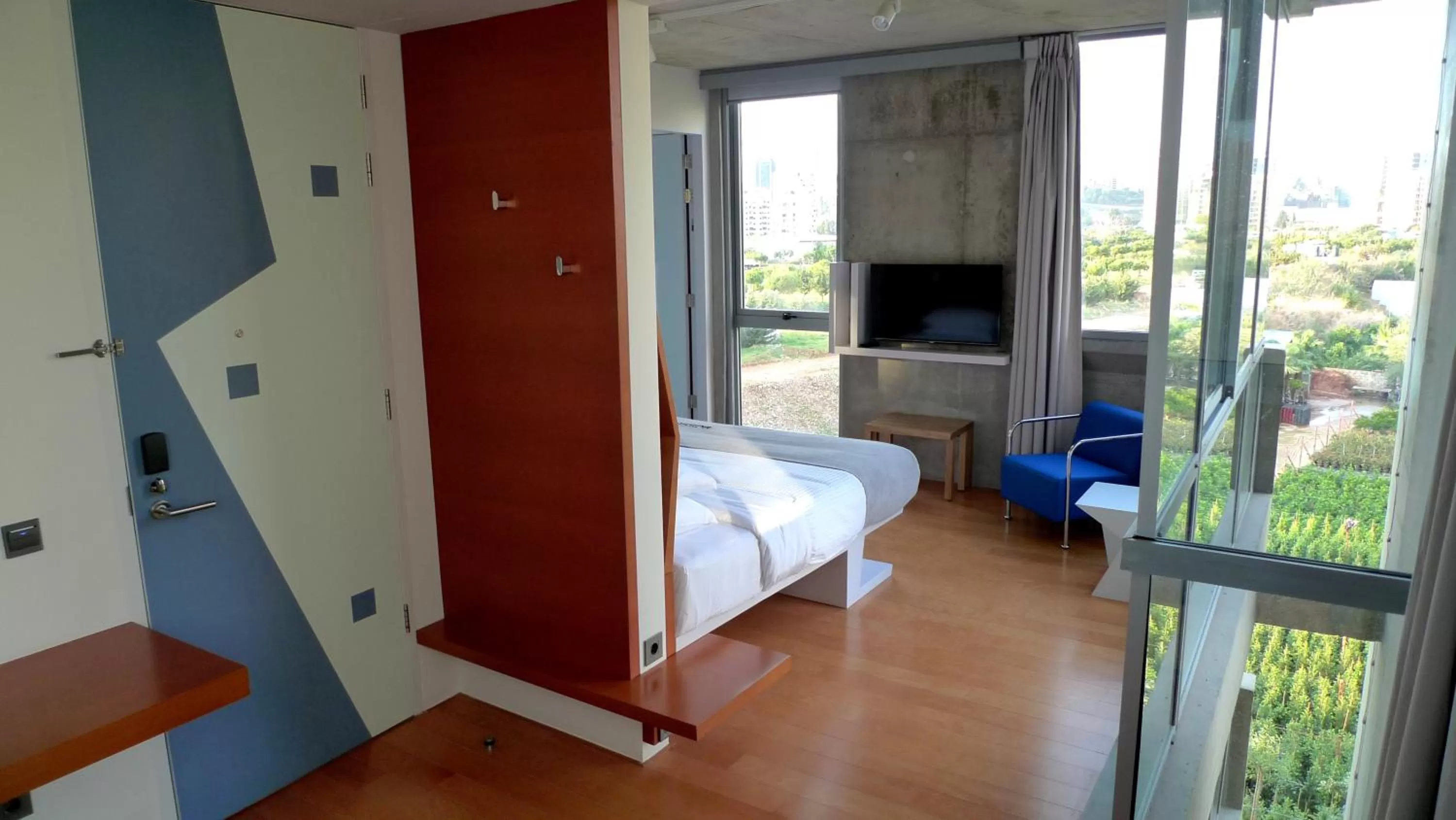 View (from property/room), Bed in Bossa Nova Beirut Hotel