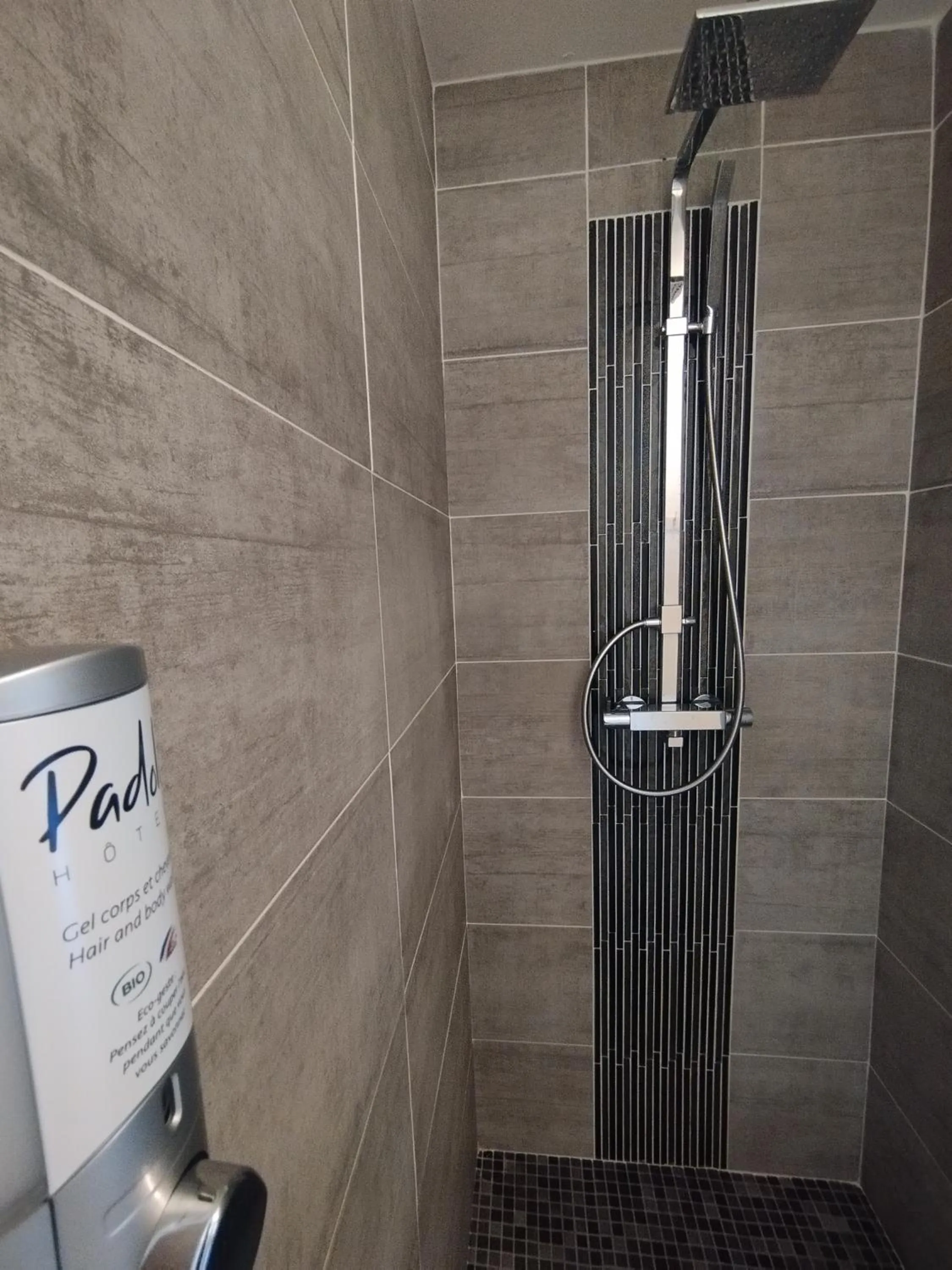 Shower in Hôtel Padolo