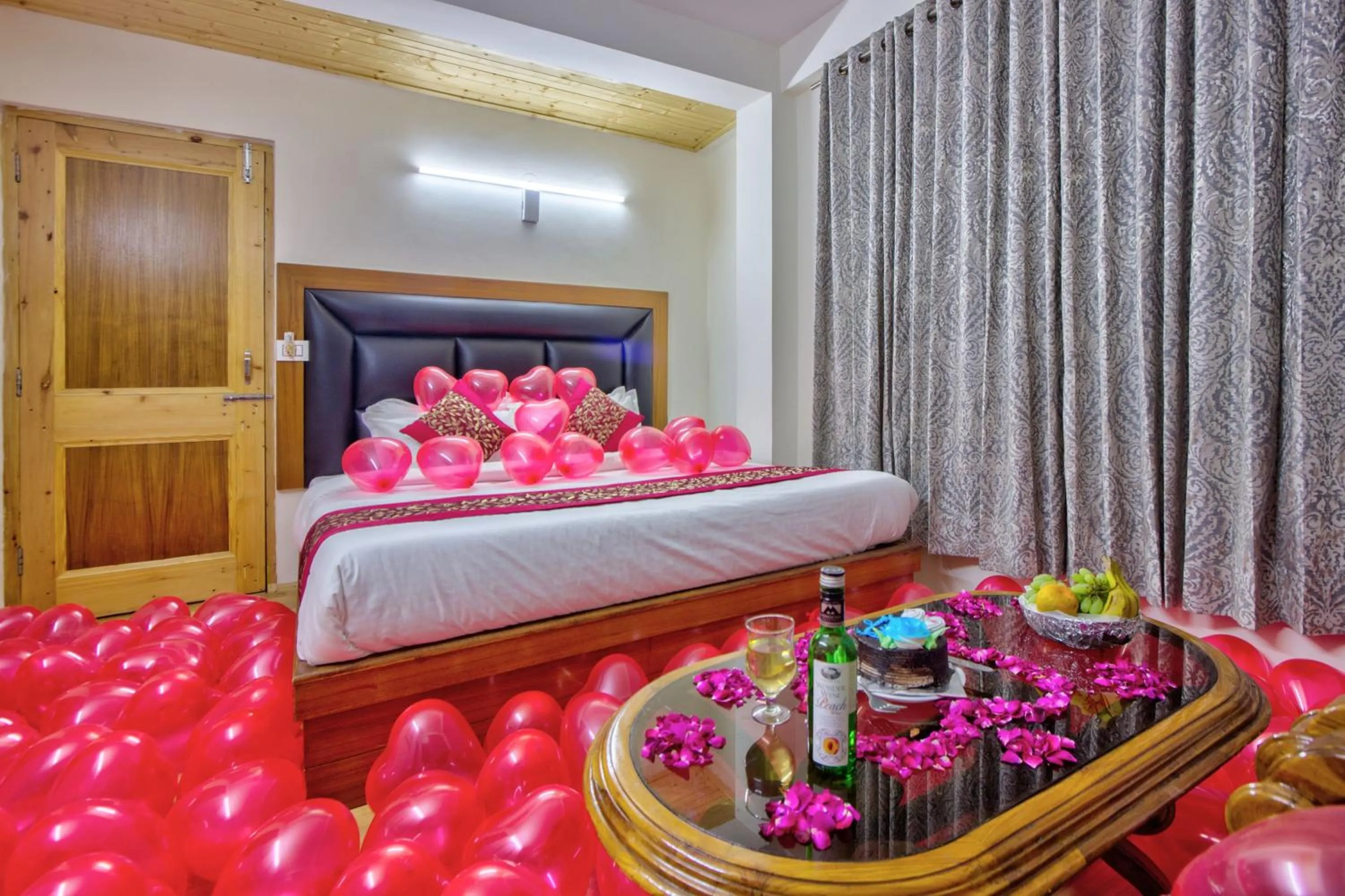 Bed in Thrill Nature Cottage