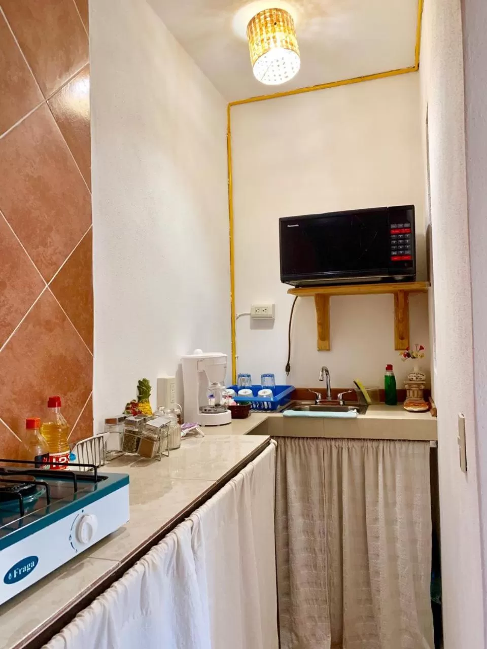 Kitchen or kitchenette in Hotel Spa Maggic Home Panorámica