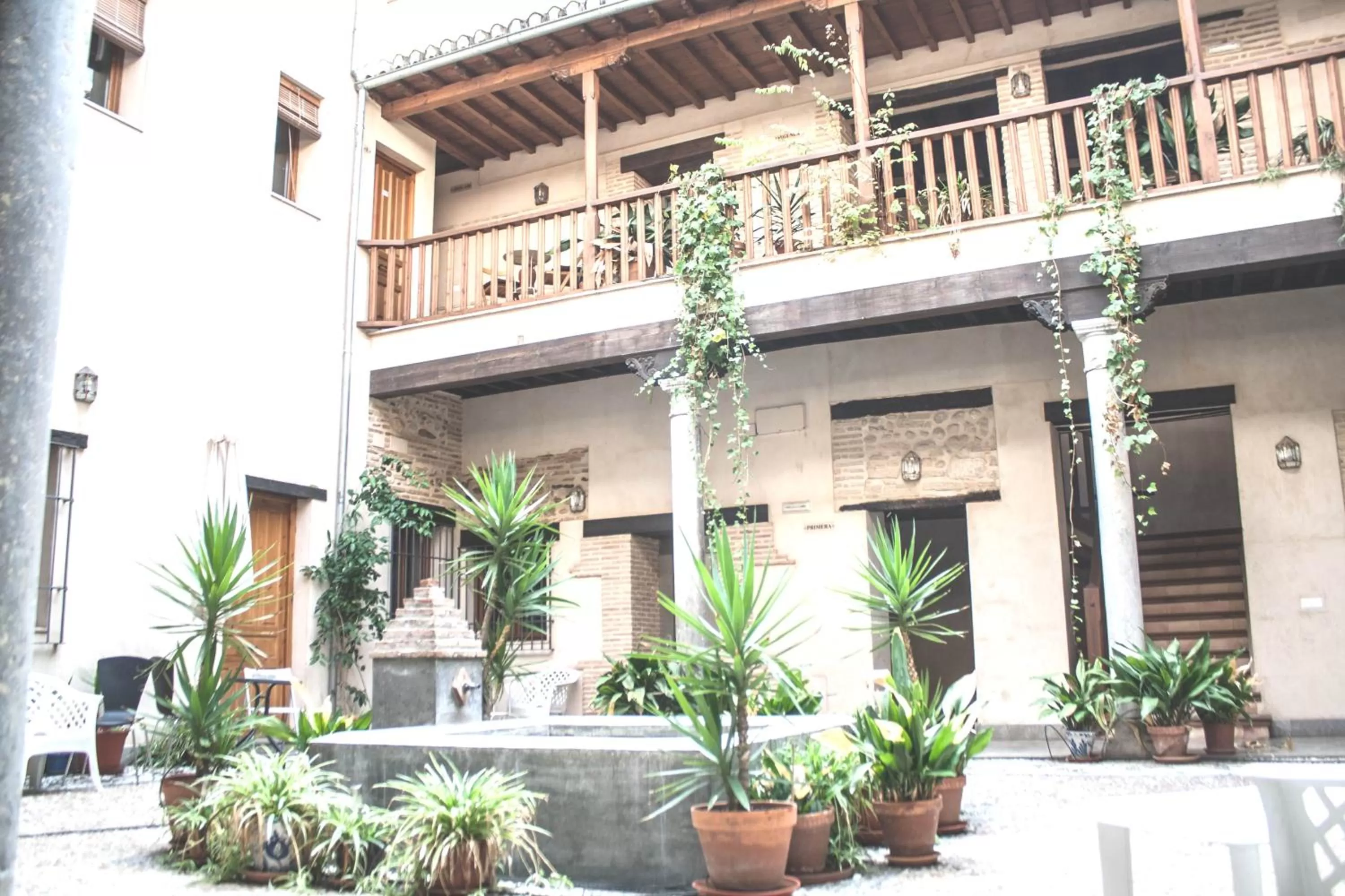 Patio in Abadia Suites