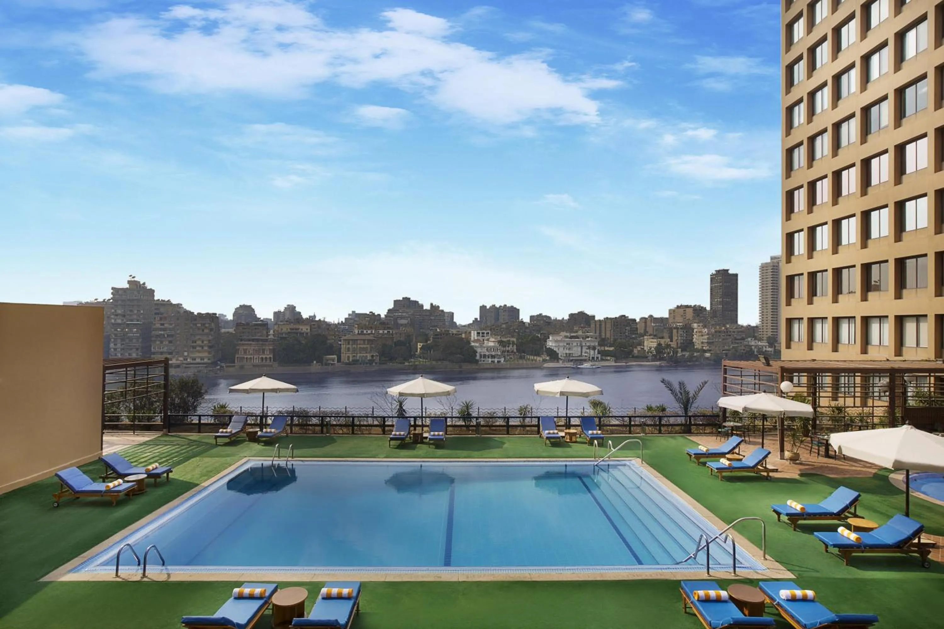 Swimming pool in Cairo World Trade Center Hotel & Residences