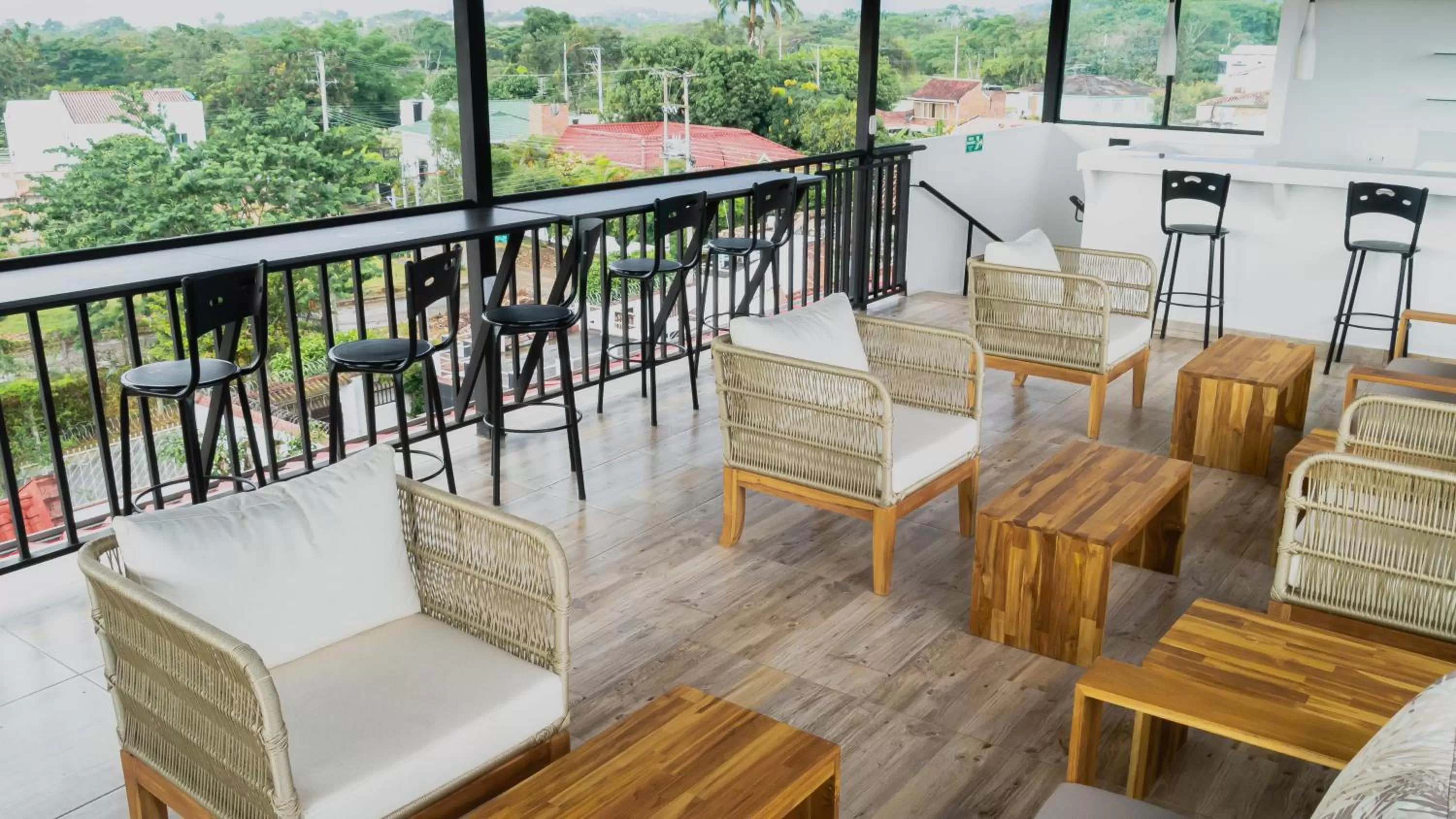 Balcony/Terrace in Hotel Le Falep