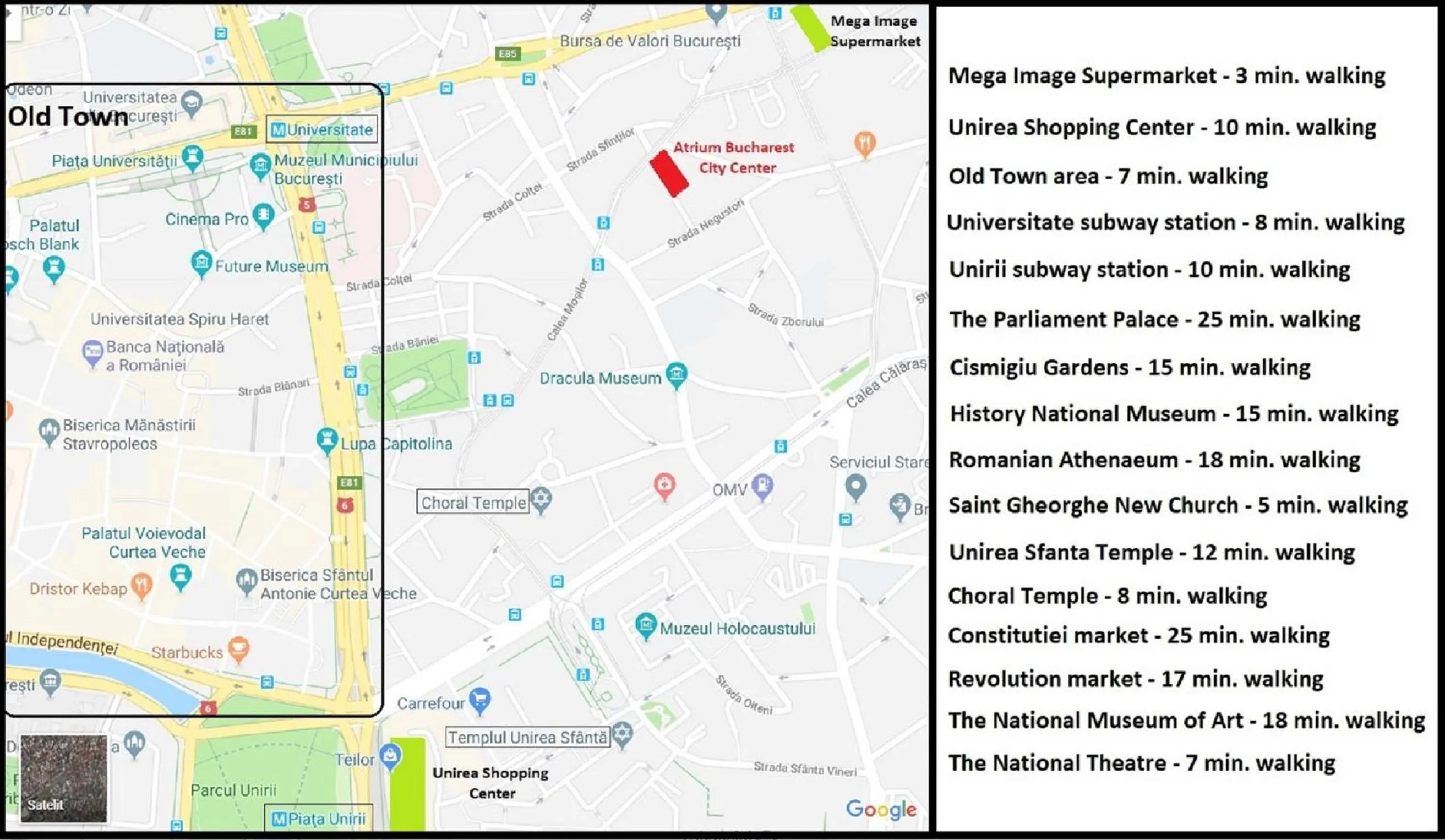 Restaurant/places to eat in Atrium Hotel Bucharest City Center