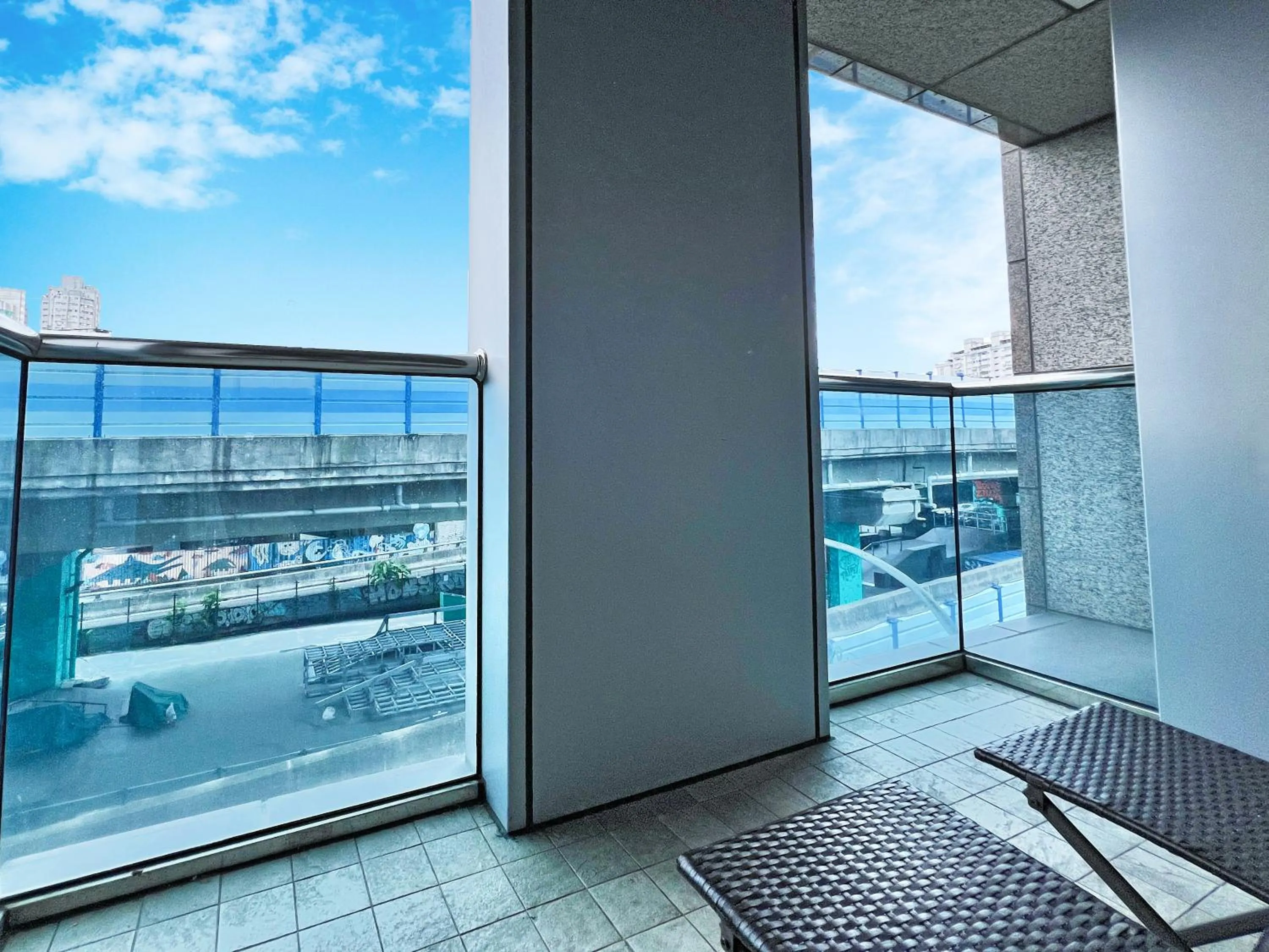 Patio in Wallsun Hotel