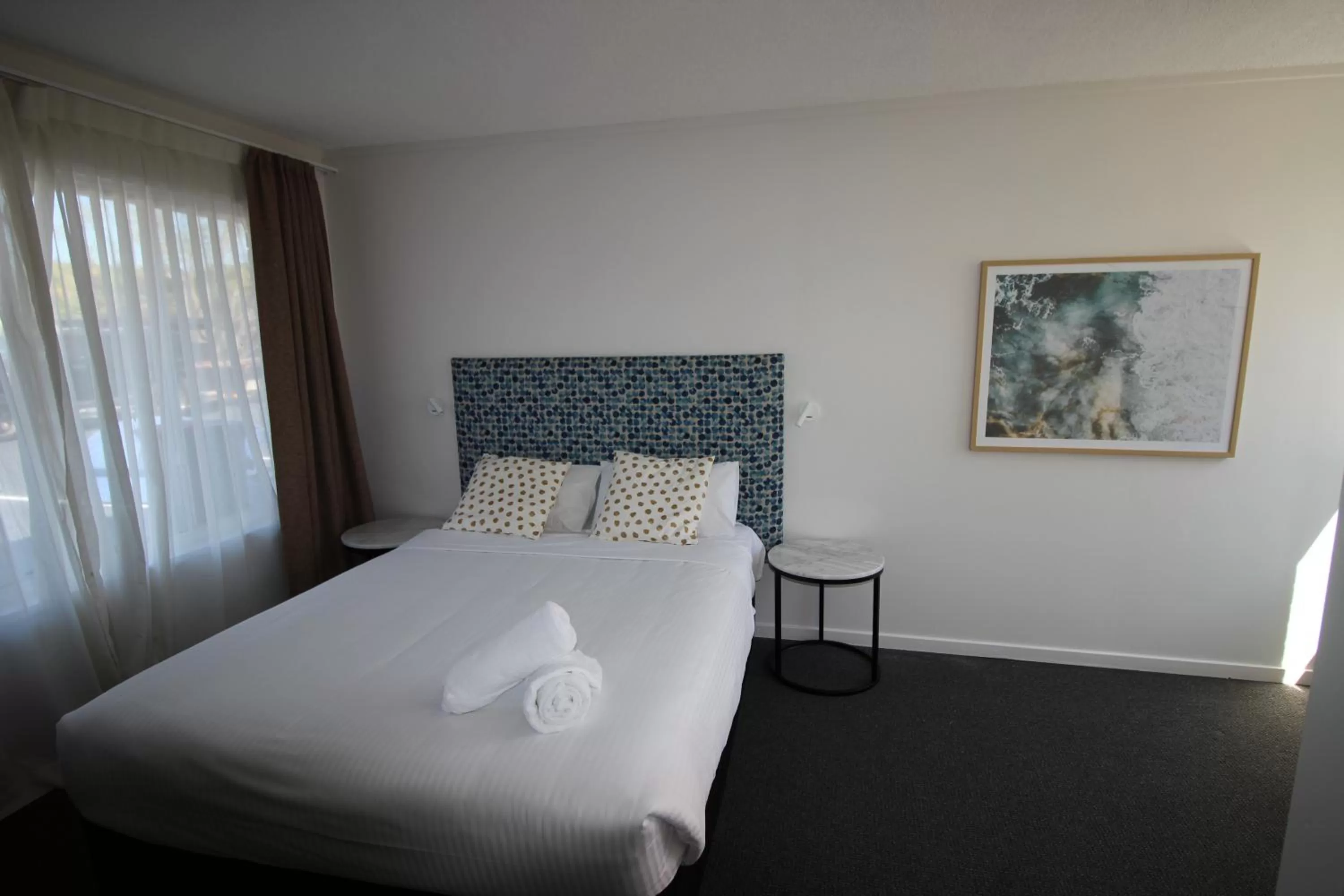 Bed in Batemans Bay Lodge