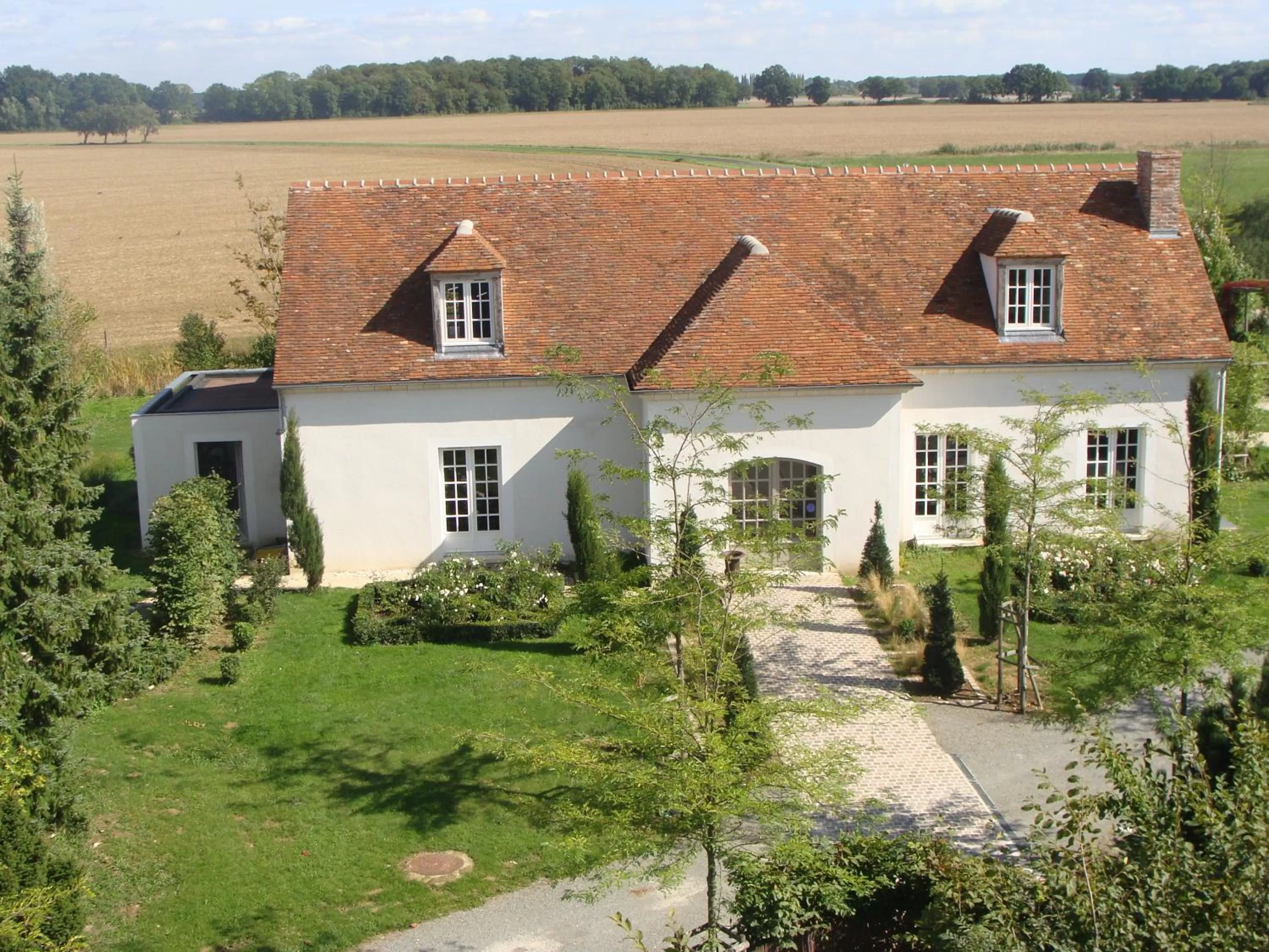 Bird's eye view in Domaine de Bellevue, The Originals Relais