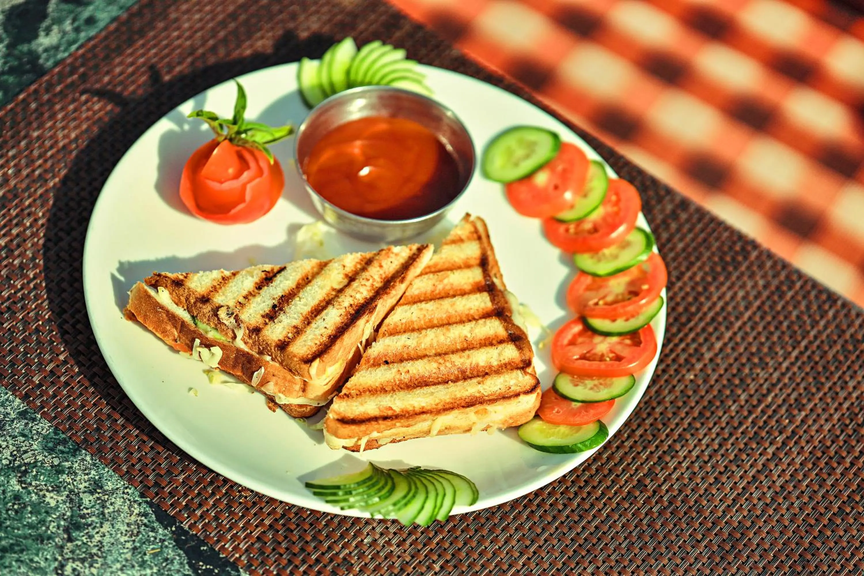 Food in Hotel Devraj Niwas on Lake Pichola