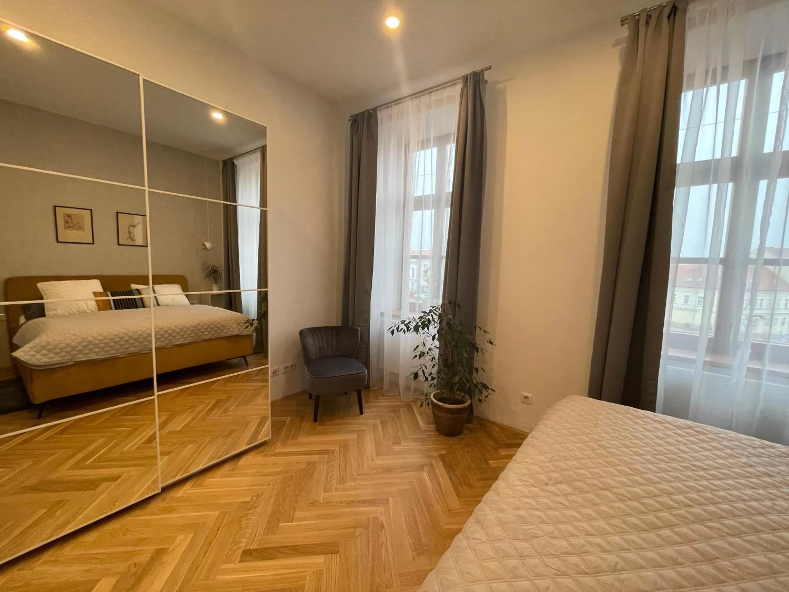 Bedroom, Bed in Apartmány Marienhof