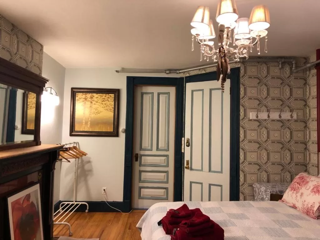 Bed in Northern Lights Mansion