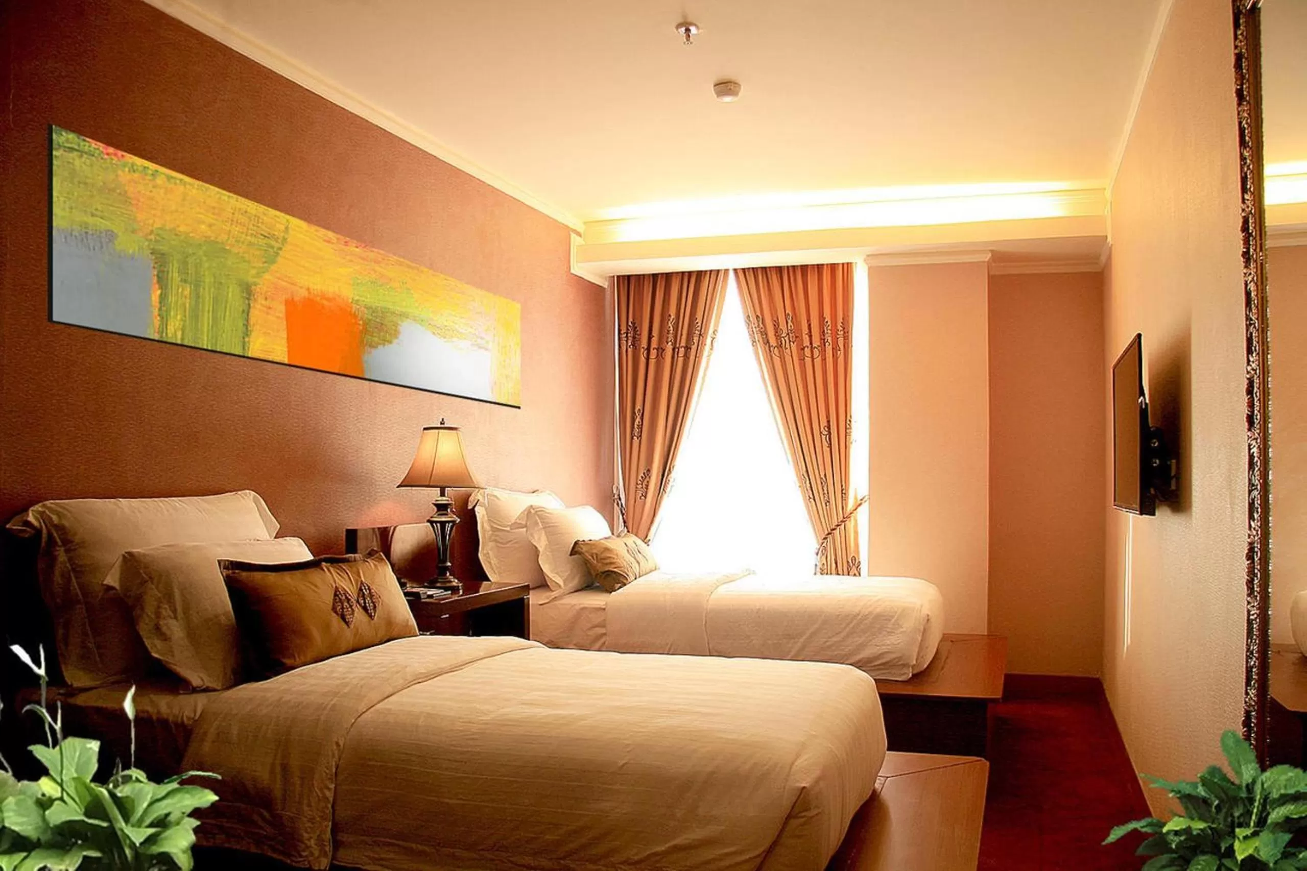Bed in Lion Hotel & Plaza Manado