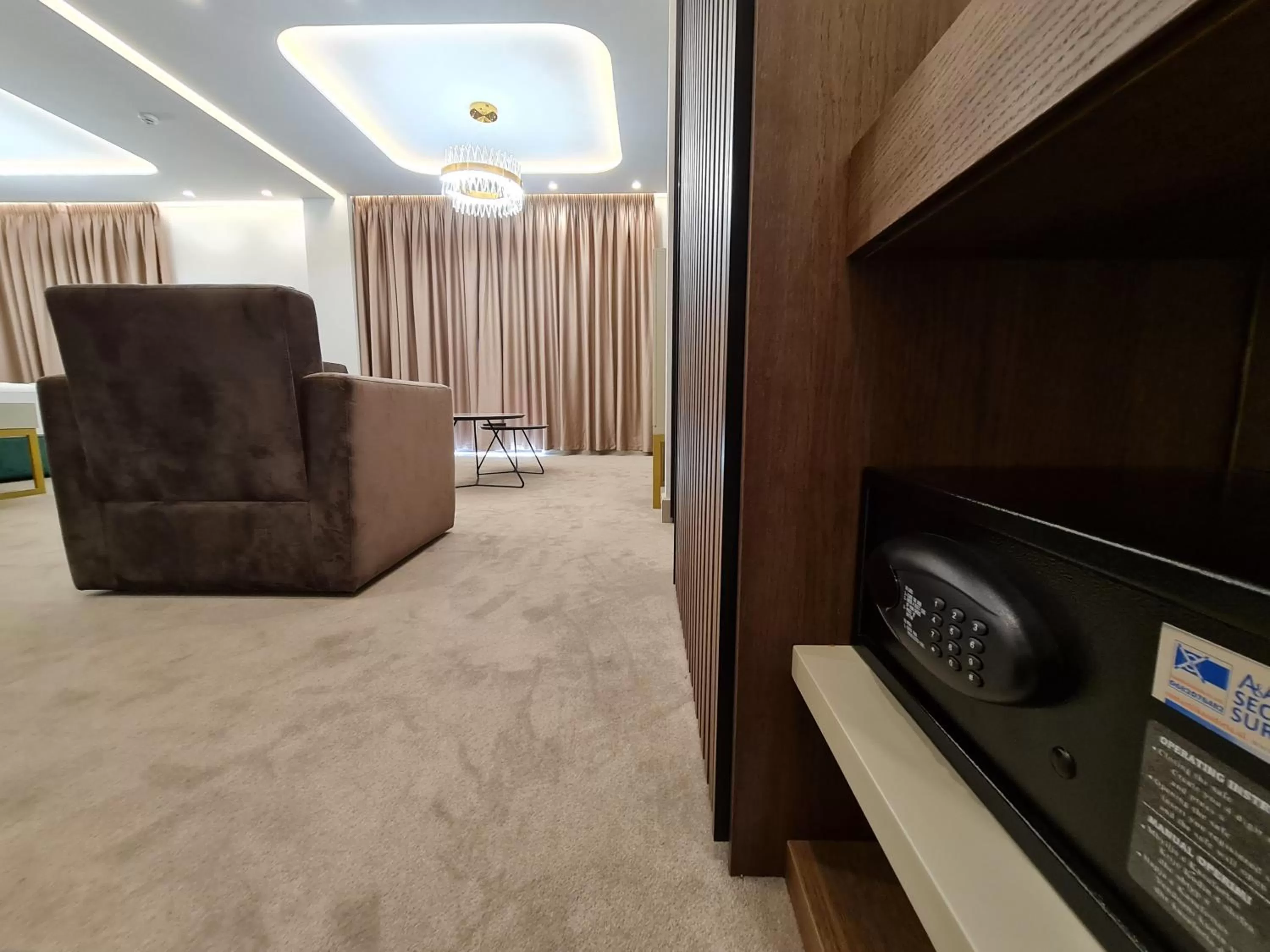 Seating area in Hotel Aross