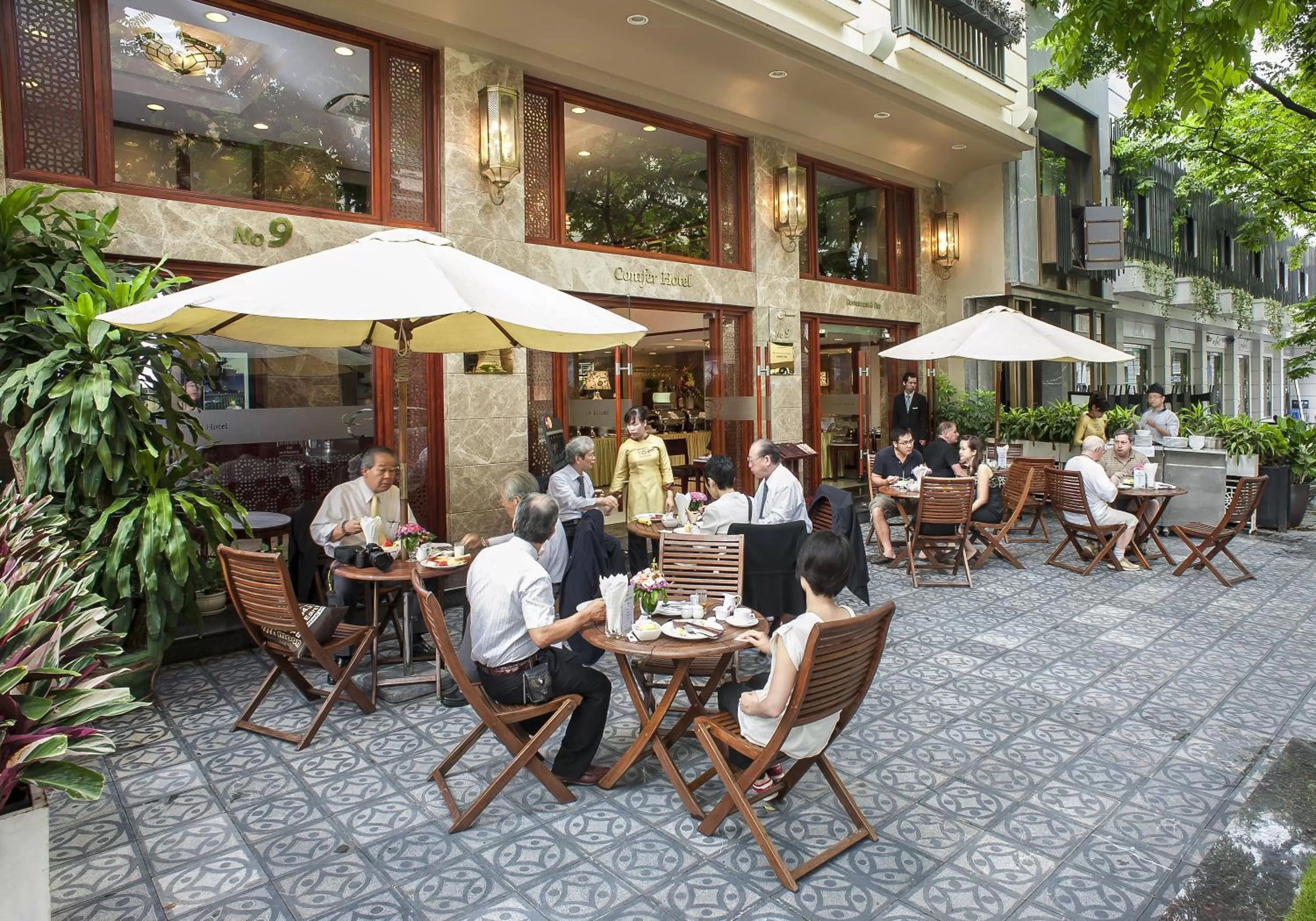 Balcony/Terrace in Conifer Boutique Hotel