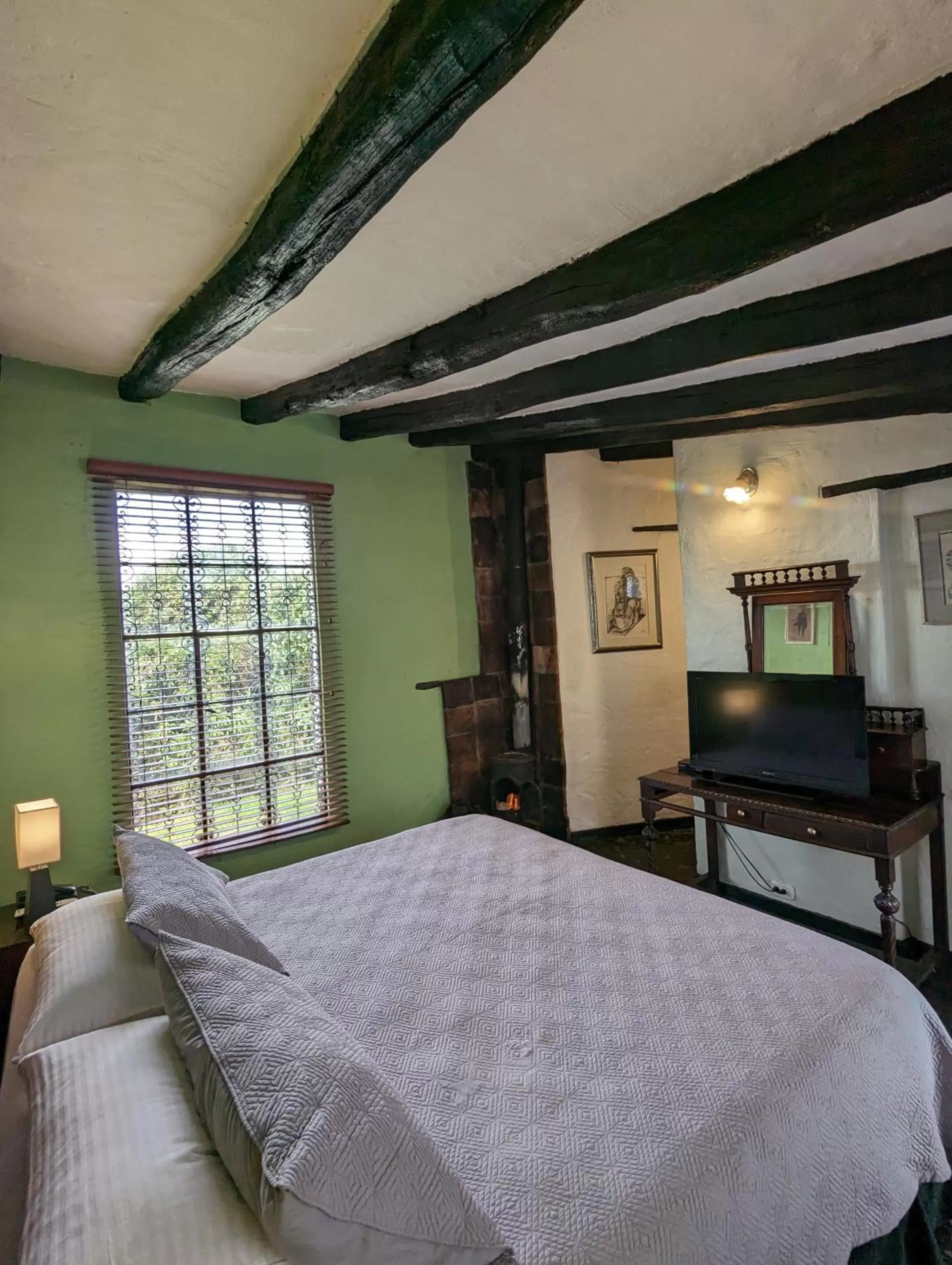 Bed in Posada Cafe La Huerta