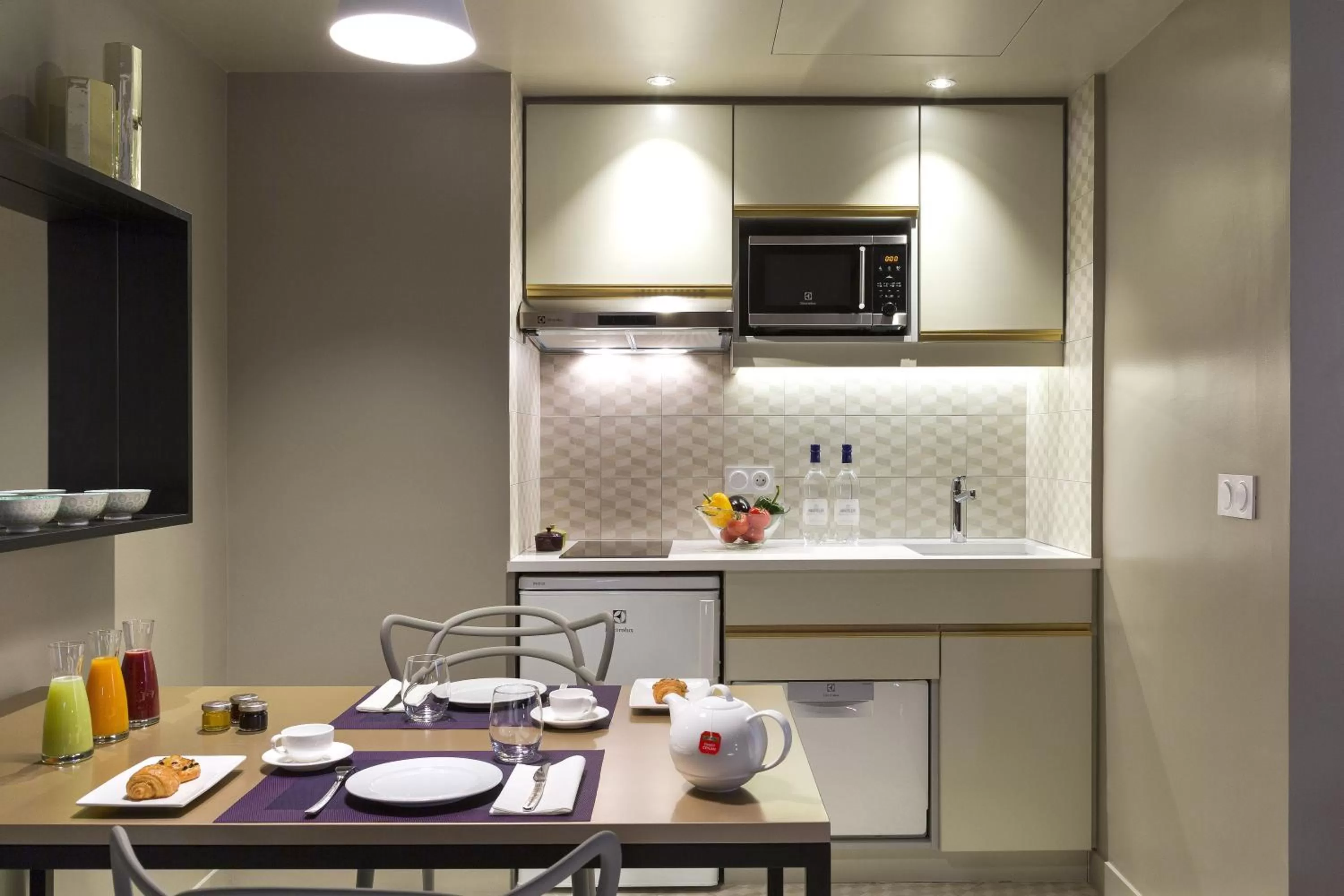 Kitchen or kitchenette in Citadines Opéra Paris